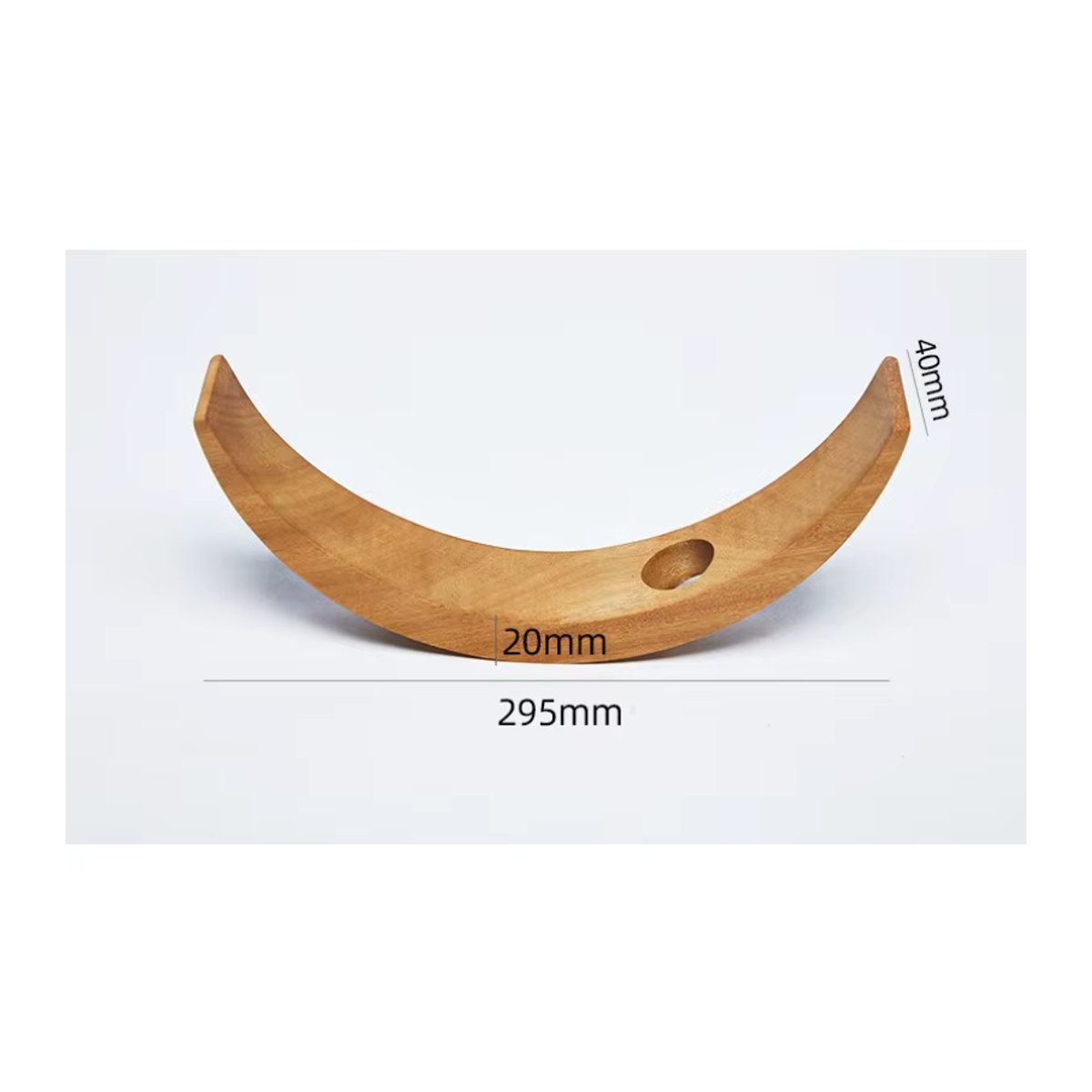 Modernes Weinregal aus Holz in Beige und Natur, minimalistisches und freistehendes Aufbewahrungsregal für dein Wohnzimmer - Bild 4