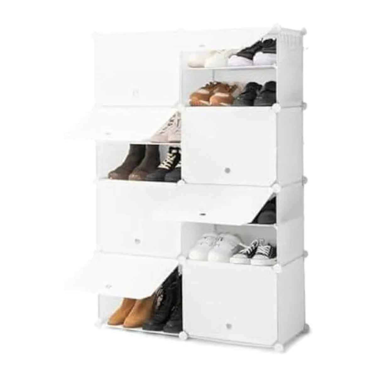 Modulares Regalsystem INNOVAGOODS in Weiß, modern und minimalistisch, freistehend - Bild 1