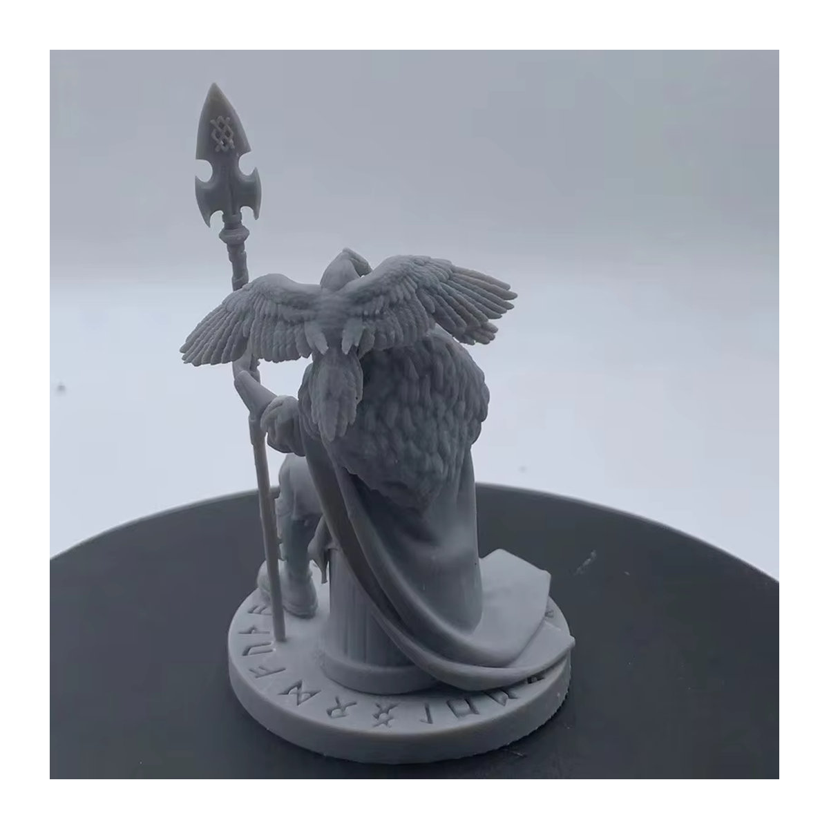MODX Odin Figur im Maßstab 1/24, sitzende Statue aus Kunstharz, Grau, Höhe: 8,8 cm - Bild 5