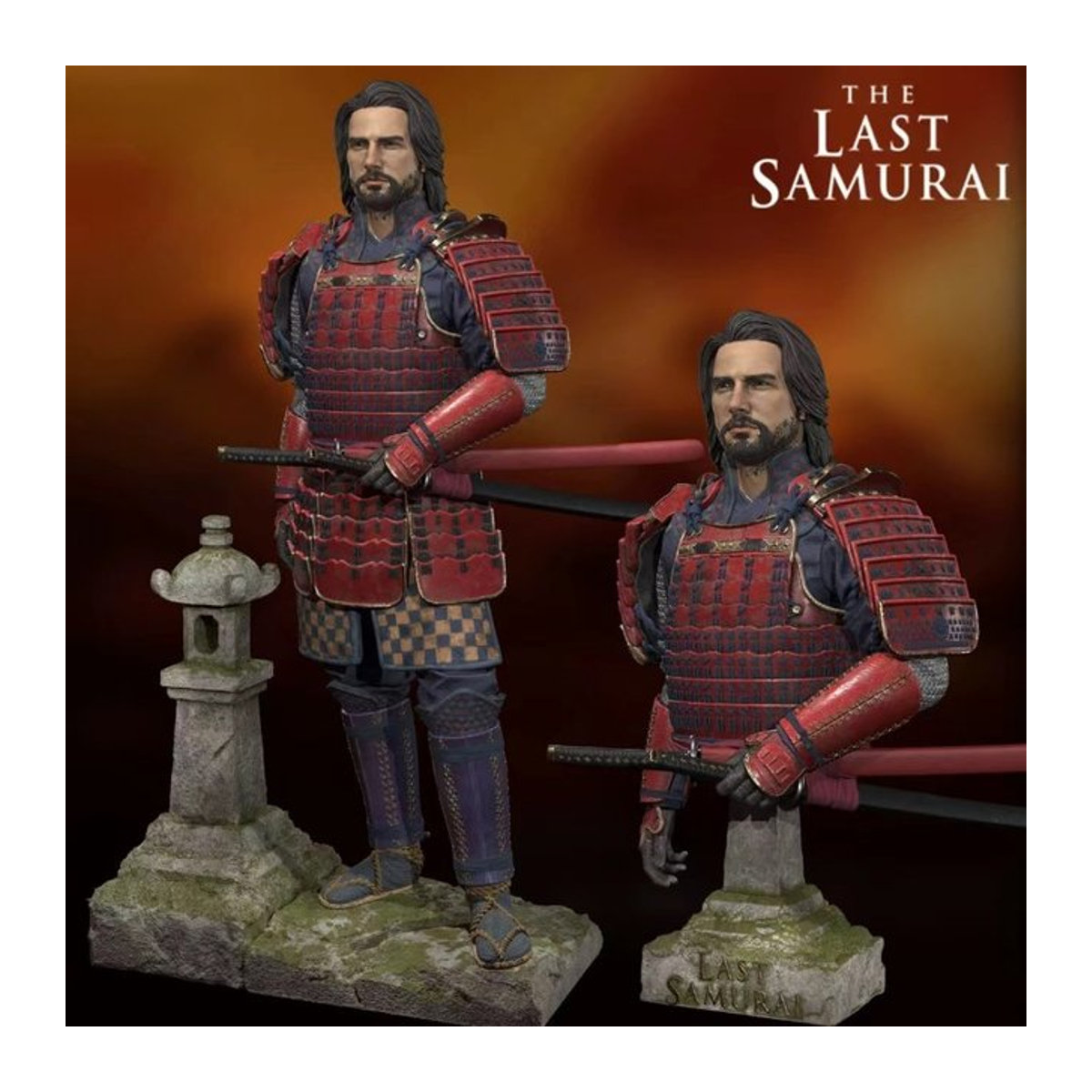 MODX The Last Samurai Tom Cruise Modellbausatz aus Kunstharz im Maßstab 1:24, unbemalte Hobby-Miniatur in Mehrfarbig - Bild 1