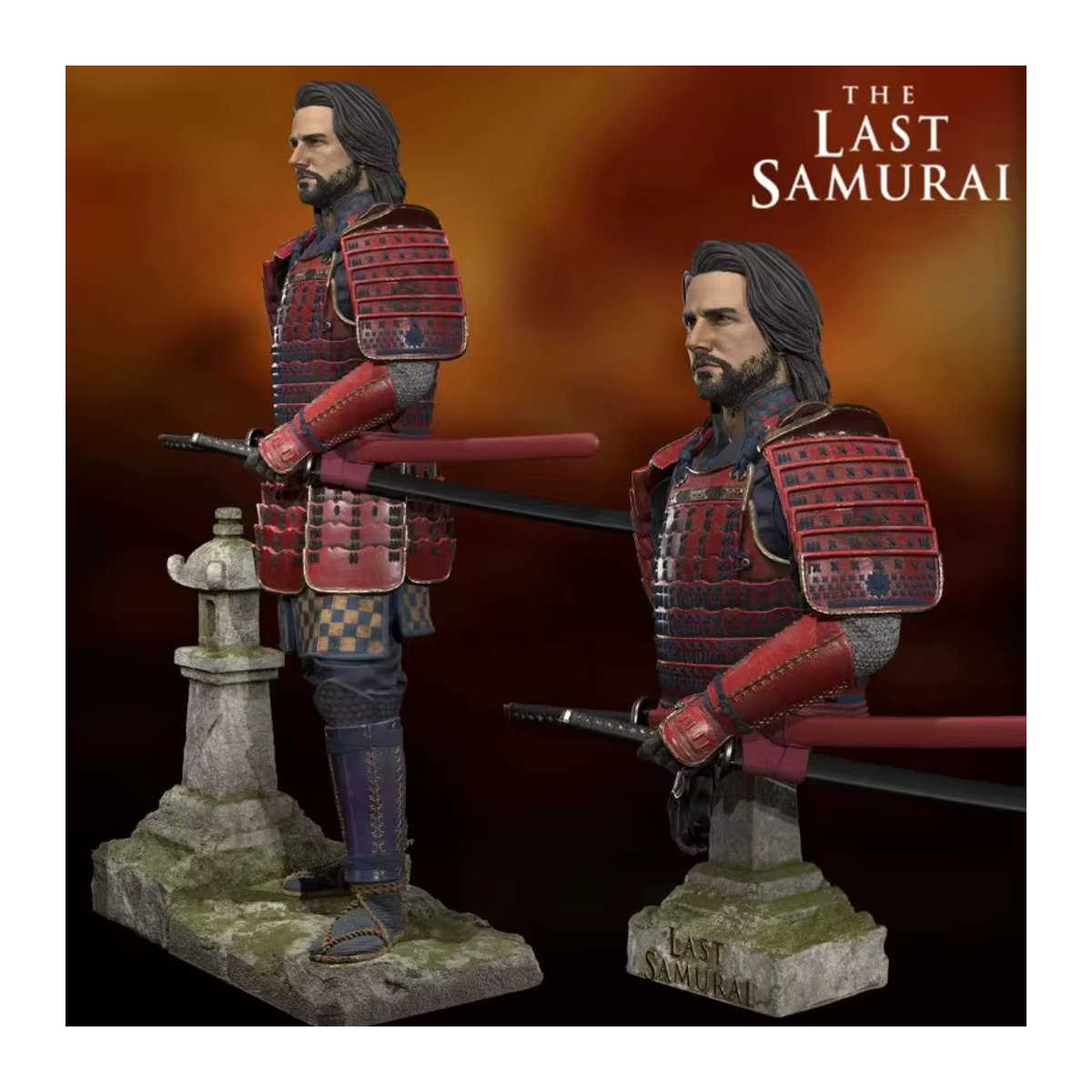 MODX The Last Samurai Tom Cruise Modellbausatz aus Kunstharz im Maßstab 1:24, unbemalte Hobby-Miniatur in Mehrfarbig - Bild 4