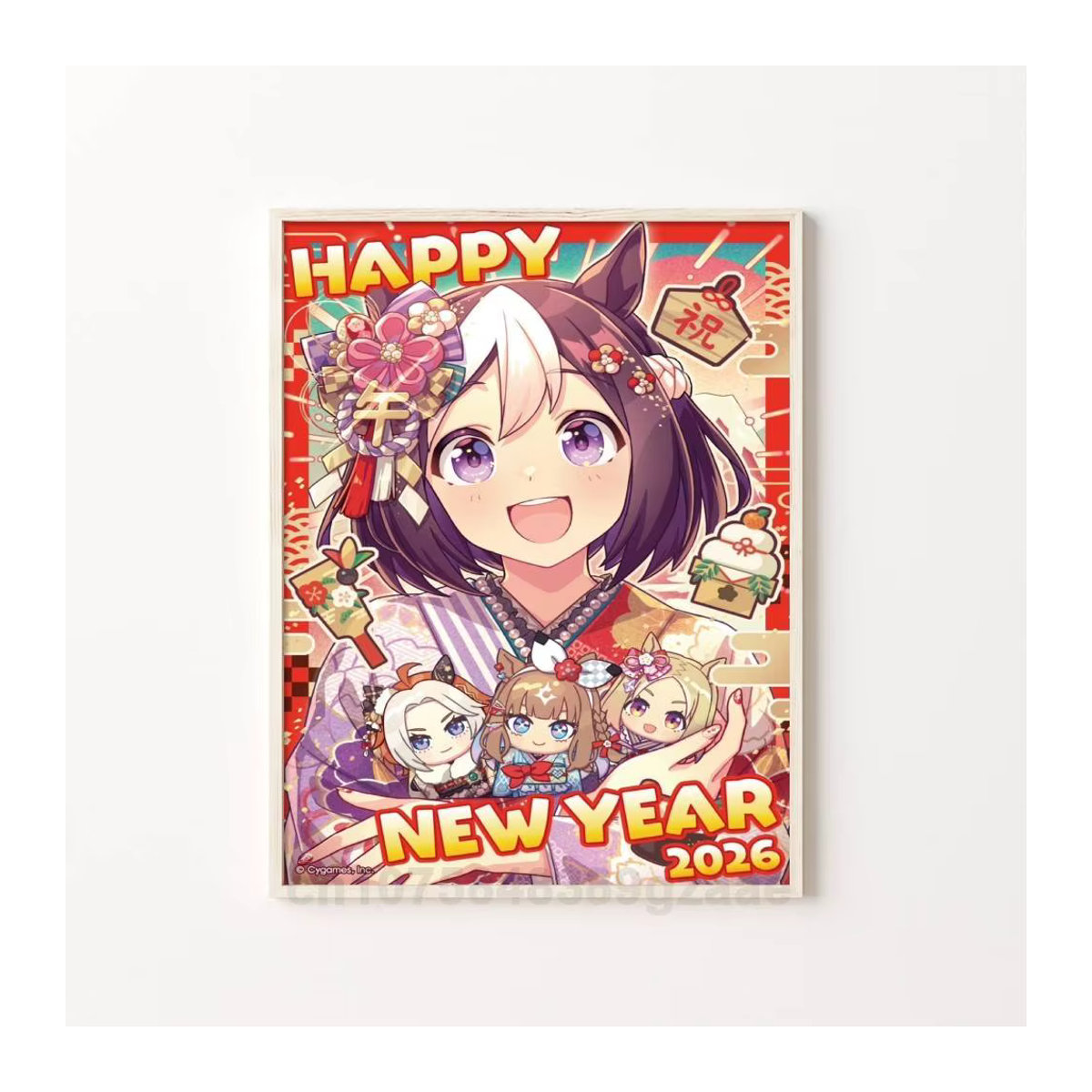 Moetch Agnes Tachyon U-Uma Musume Wandkunst Poster Aufkleber, mehrfarbig, wasserfest - Bild 5