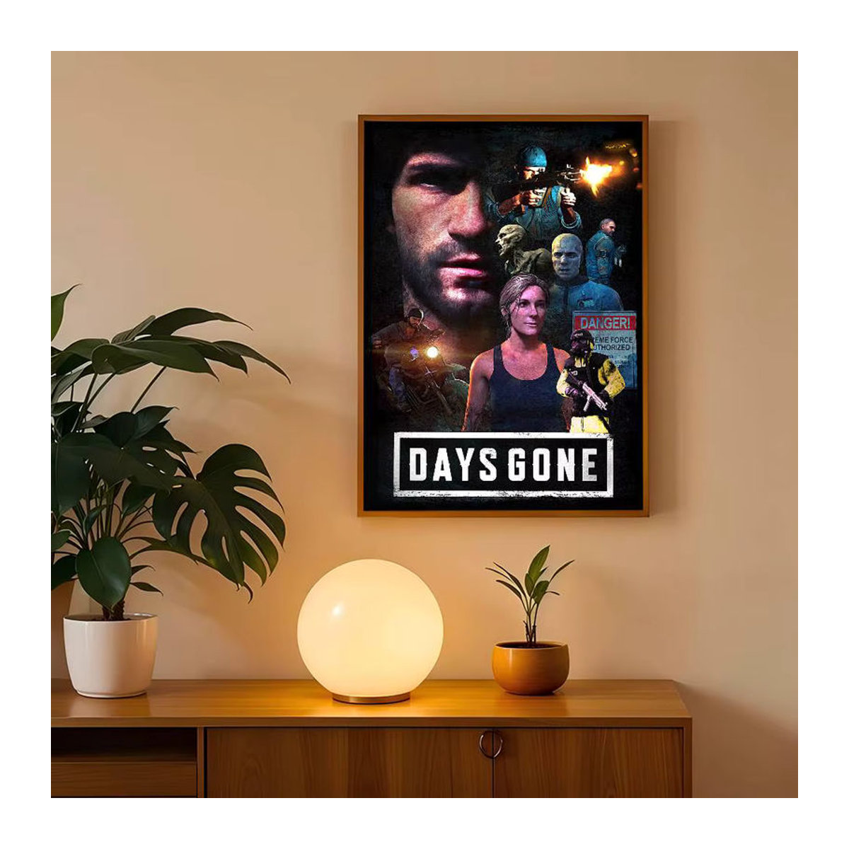 Moetch Days Gone Film Sticky Poster Vintage Wandaufkleber aus Papier in Weiß und Mehrfarbig - Bild 5