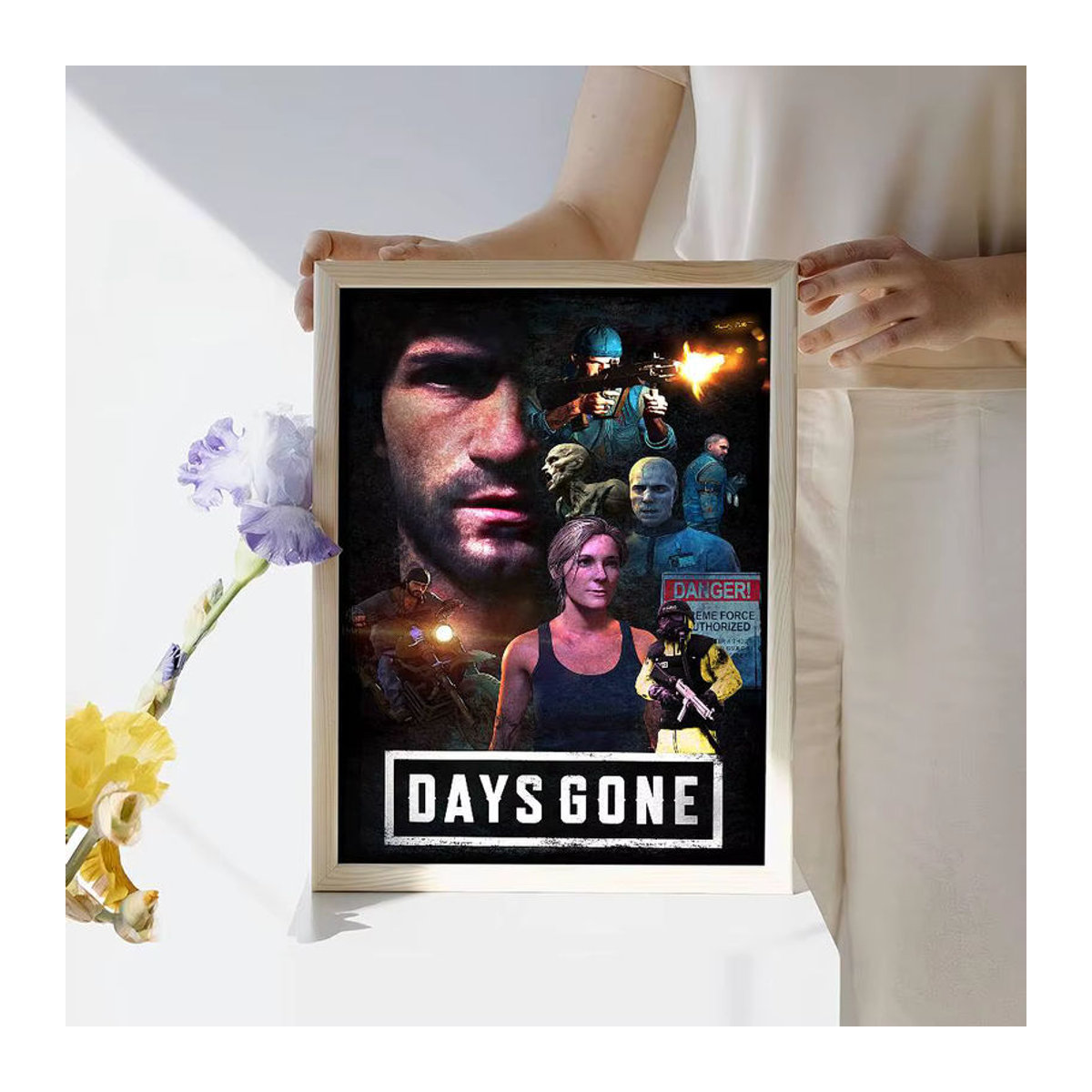 Moetch Days Gone Film Sticky Poster Vintage Wandaufkleber aus Papier in Weiß und Mehrfarbig - Bild 6