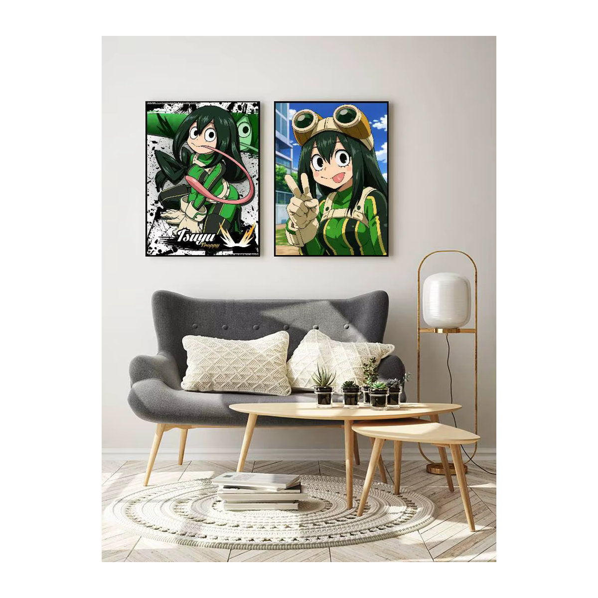 Moetch Froppy T-Tsuyu A-Asui Poster Aufkleber, mehrfarbig, wasserfeste Wandkunst für Wohnzimmer und Schlafzimmer - Bild 7