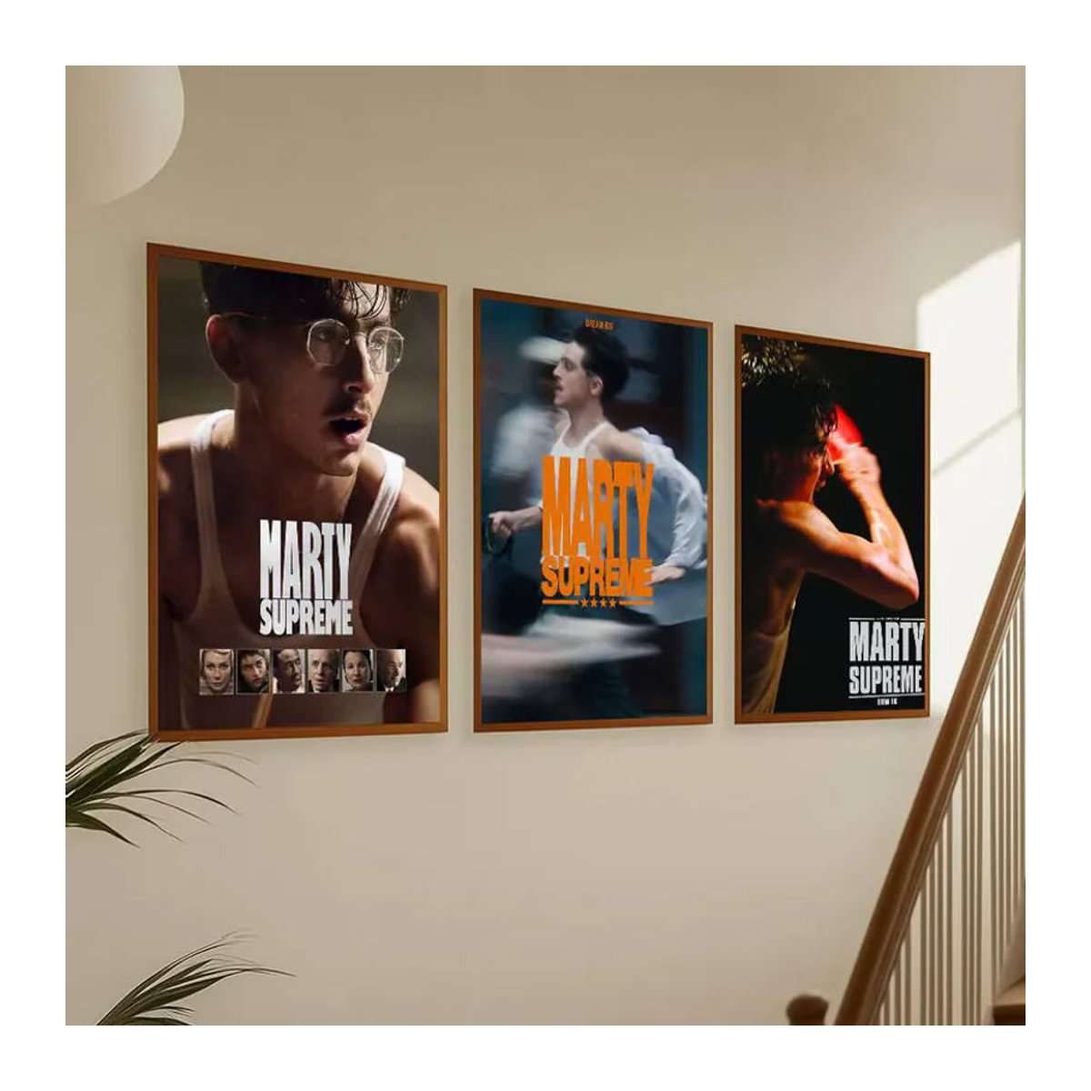 Moetch M-Marty Supreme Poster Aufkleber, wasserfeste Wandkunst für Wohnzimmer und Schlafzimmer, mehrfarbig, rechteckig - Bild 3