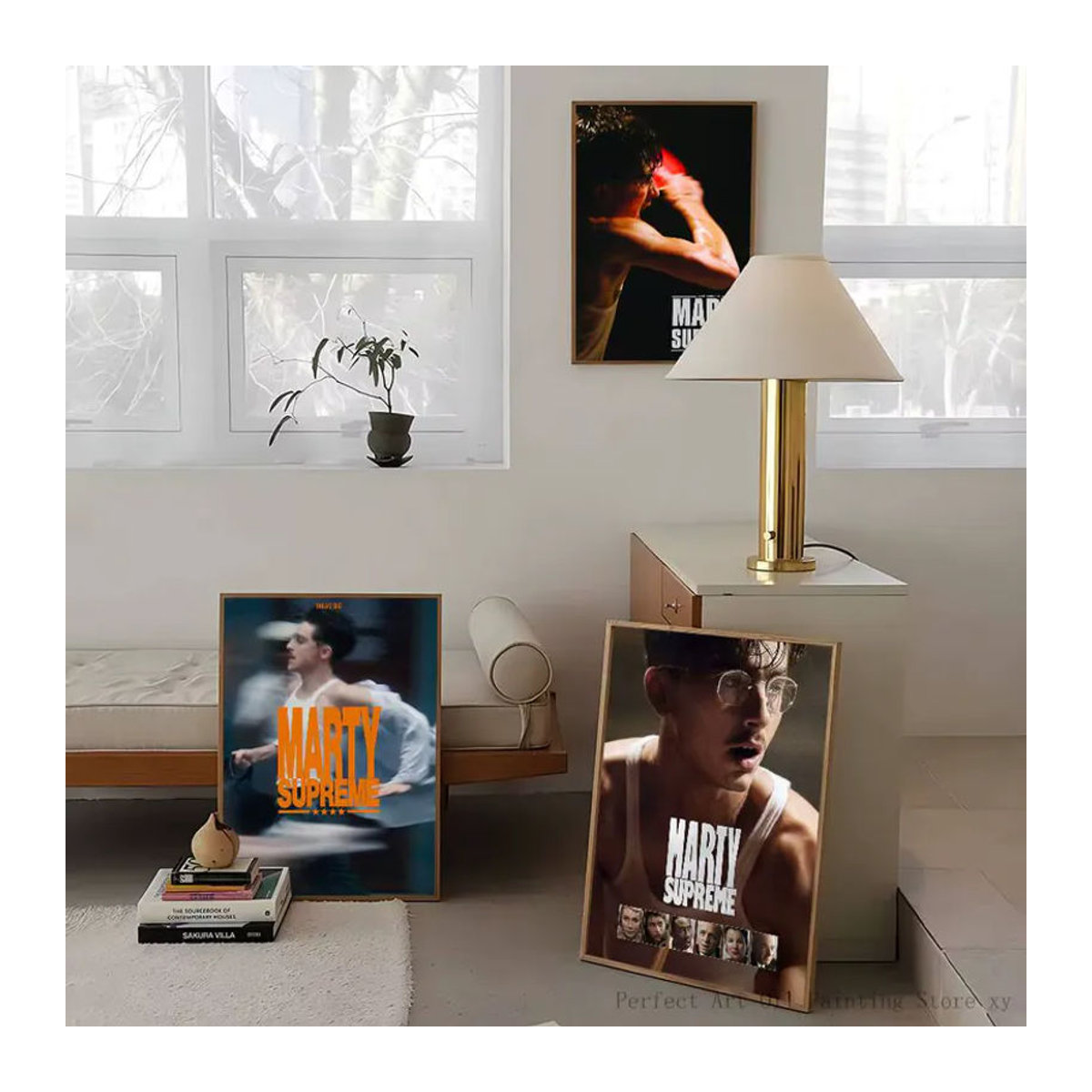 Moetch M-Marty Supreme Poster Aufkleber, wasserfeste Wandkunst für Wohnzimmer und Schlafzimmer, mehrfarbig, rechteckig - Bild 4