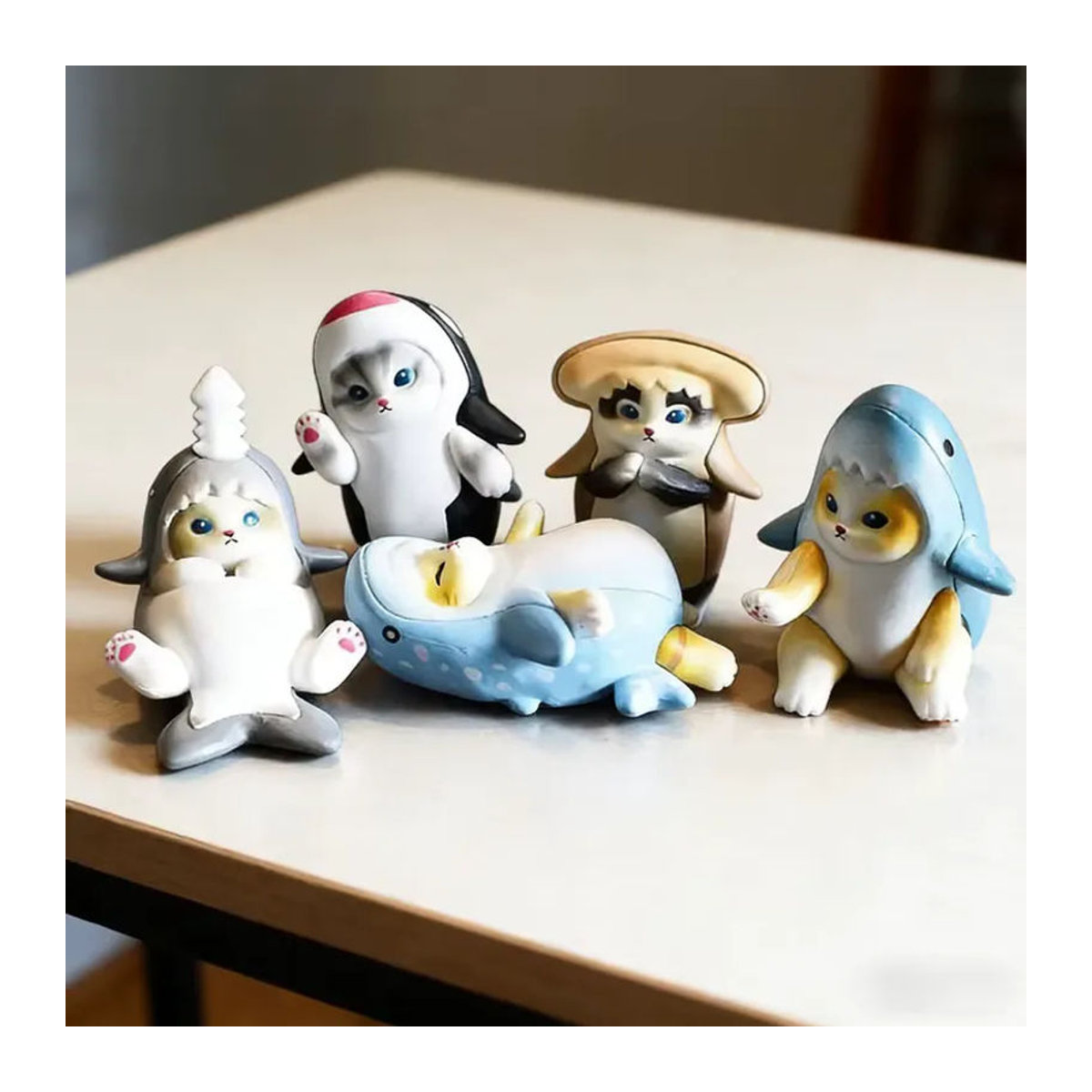 Mofusand Hai-Katze Actionfigur Blindbox aus Kunststoff in Mehrfarbig als dekoratives Sammlerstück - Bild 2
