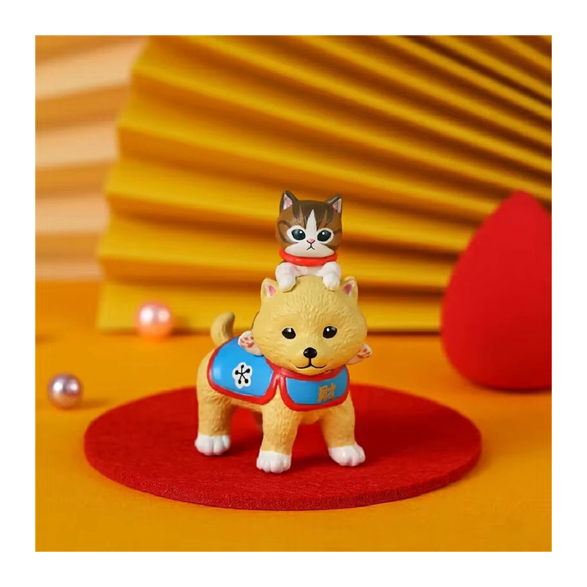 Mofusand Lucky Cat Actionfigur aus Kunststoff in Mehrfarbig als niedliche Anime-Dekoration für Kinder - Bild 6