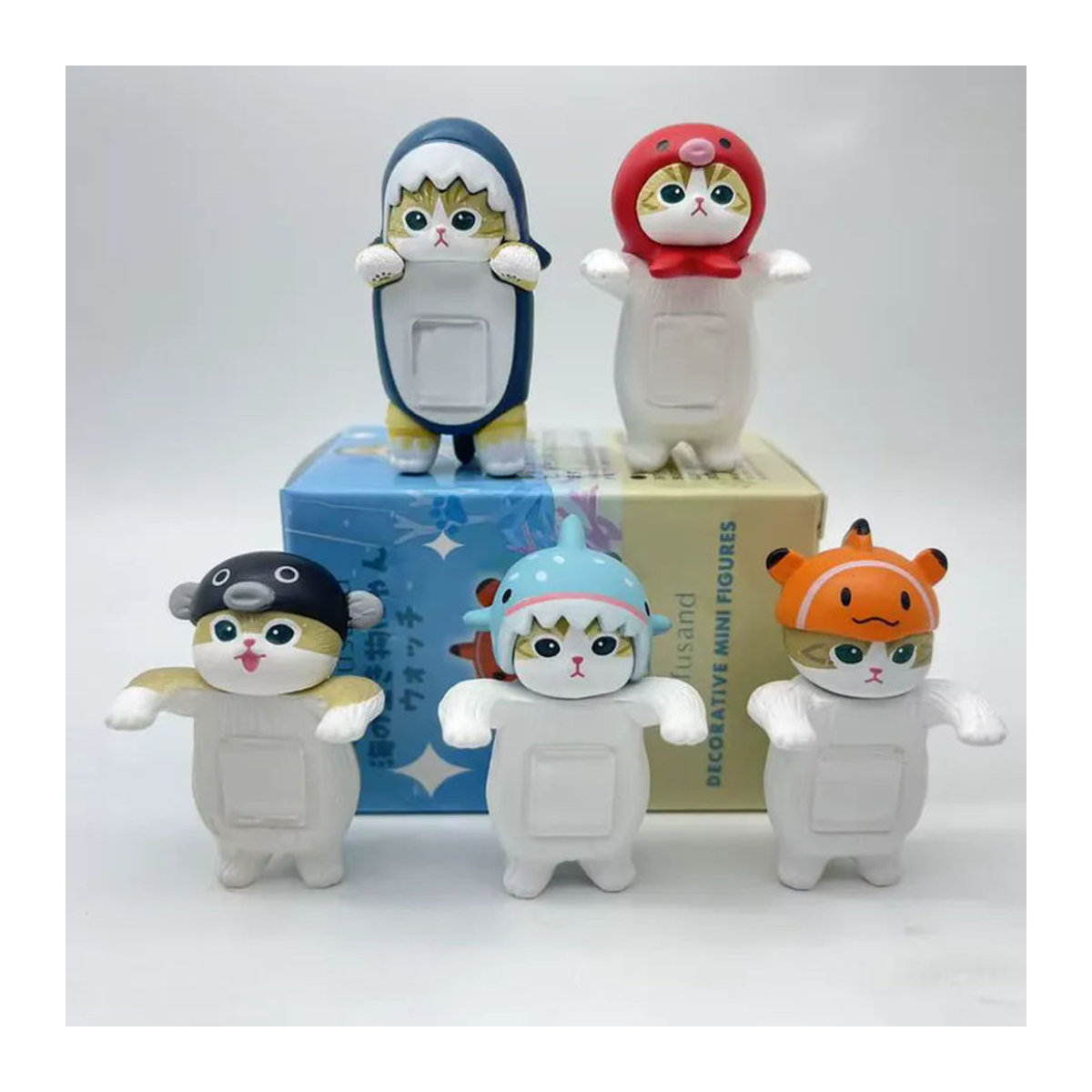 Mofusand Ocean Party Blind Box Niedliche Katzenfigur als maritime Dekoration in Mehrfarbig aus Kunststoff - Bild 4