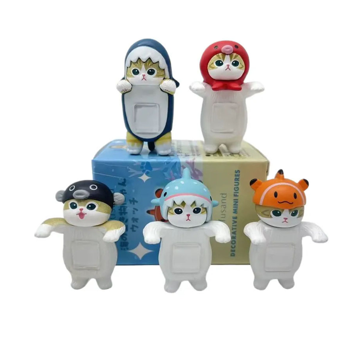 Mofusand Ocean Party Blind Box Niedliche Katzenfigur als maritime Dekoration in Mehrfarbig aus Kunststoff - Bild 6