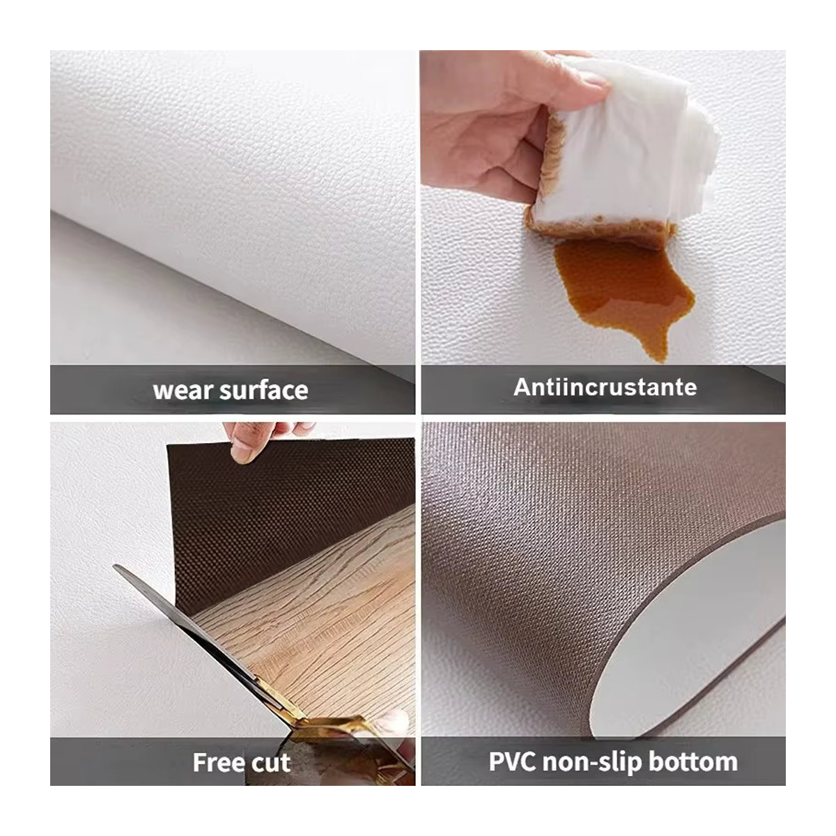Mohamed Seda Tapis Balkonmatte aus PVC, wasserdicht und rutschfest, schmutzabweisend und sonnenbeständig - Bild 2