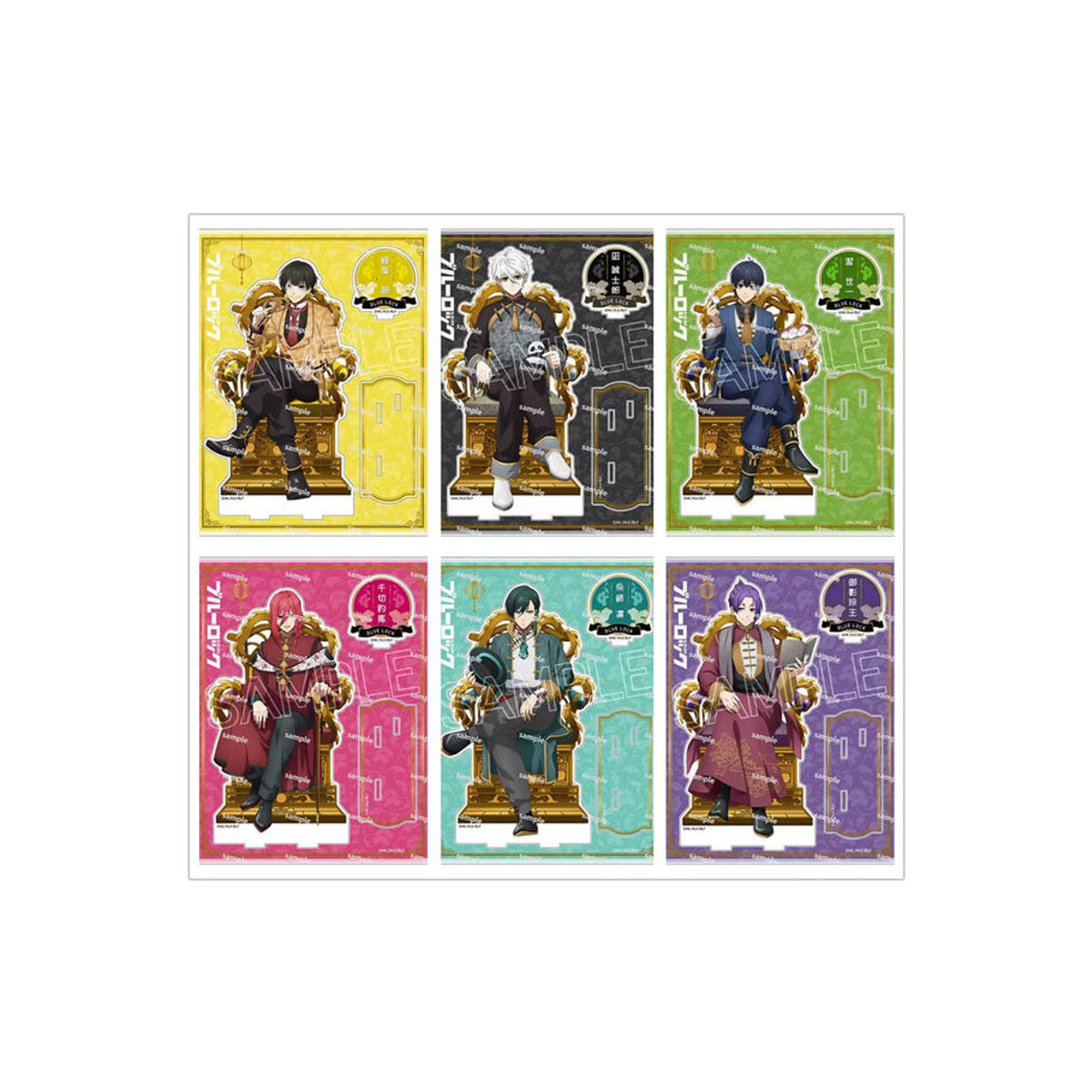 MOLLYGAN Anime Acryl Standfigur mit Bachira Meguru, Itoshi Rin, Nagi Seishiro und Chigiri Hyoma in Mehrfarbig - Bild 7