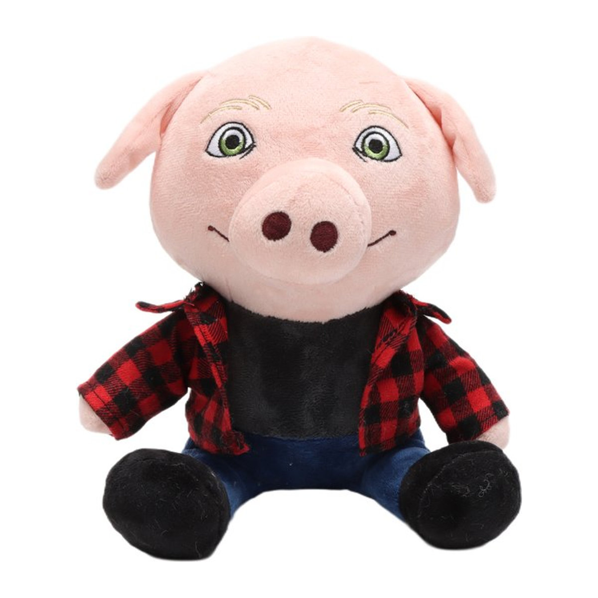 Molutian John Pork Plüschtier Schwein, mehrfarbig, Höhe: 21 cm - Bild 1