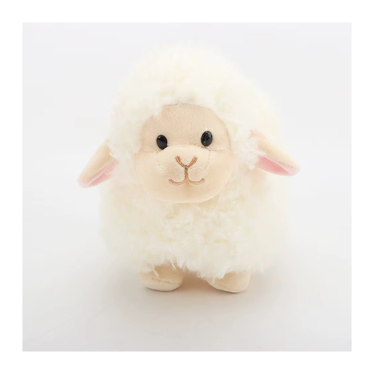 Molutian Plüschlamm weiß, weiches Alpaka-Plüschtier als Babyspielzeug und Geschenk für Kinder, Höhe: 20 cm - Bild 2