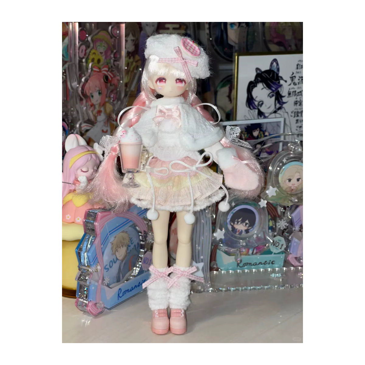 Momotale Vier Jahreszeiten Tee-Geschichten Serie Bjd Blind Box Mystery Box Anime-Figuren Desktop-Ornament aus Kunststoff, mehrfarbig - Bild 2
