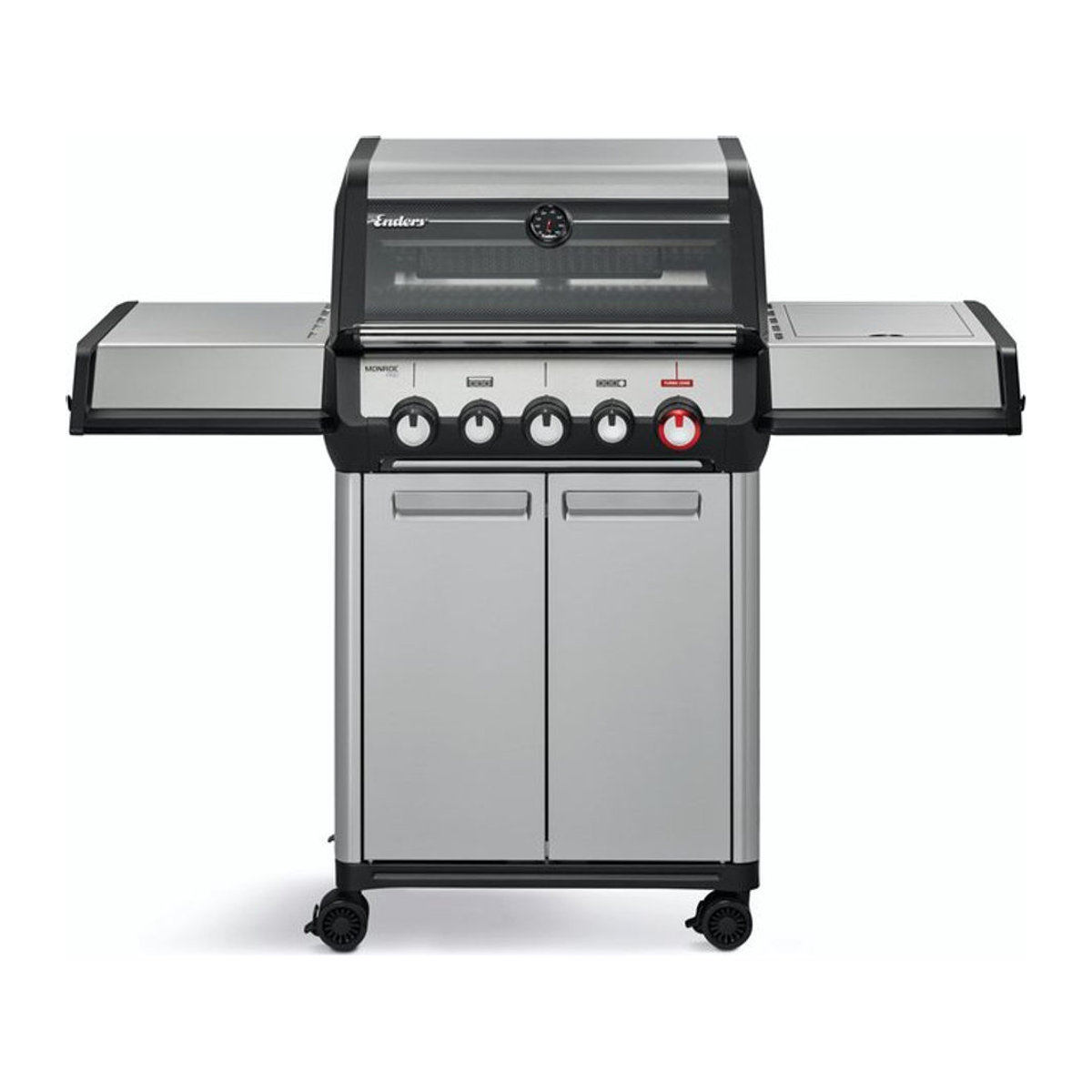 MONROE PRO 3 SIKR TURBO Gasgrill aus Edelstahl und Gusseisen - Bild 1