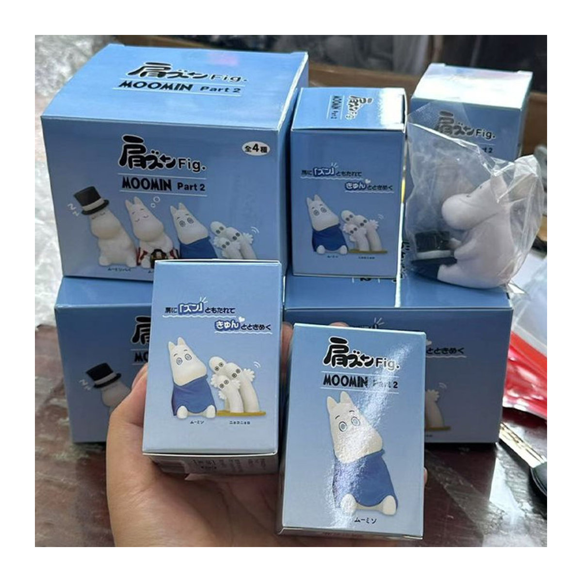 Moomins Blind Box Anime Figur als dekoratives Tischornament aus Kunststoff in Mehrfarbig - Bild 1