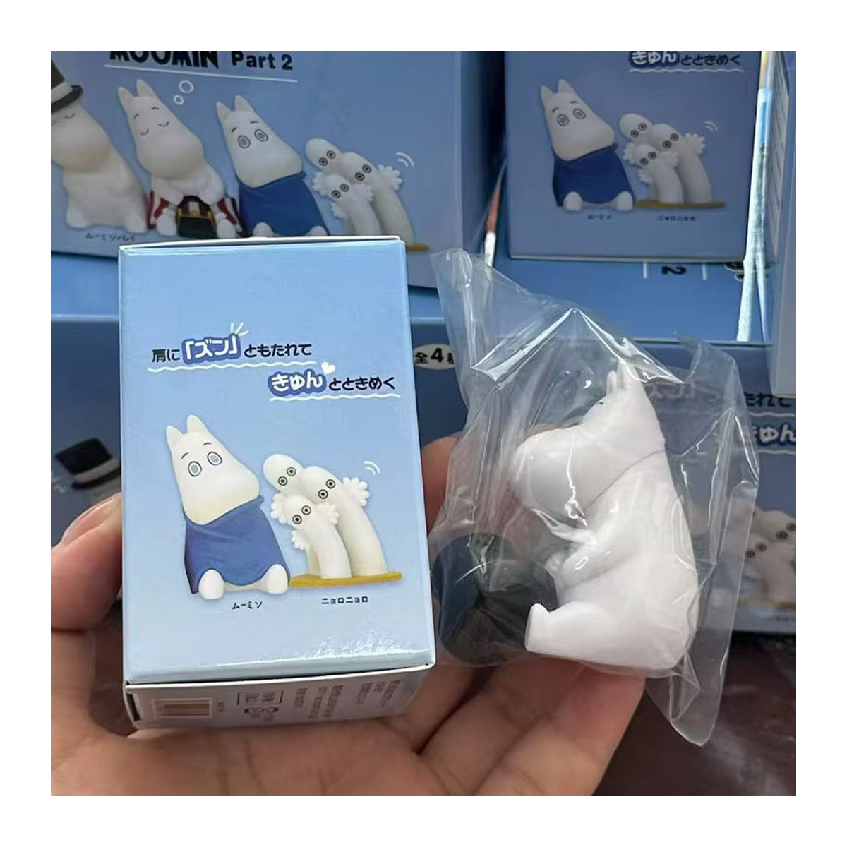 Moomins Blind Box Anime Figur als dekoratives Tischornament aus Kunststoff in Mehrfarbig - Bild 4