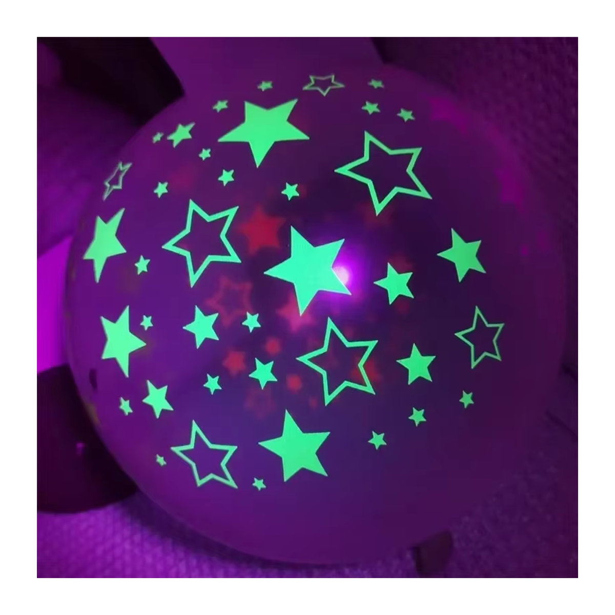 MOONBIFFY Neon Glow Ballons Mehrfarbig für Geburtstag und Mottoparty - Bild 2