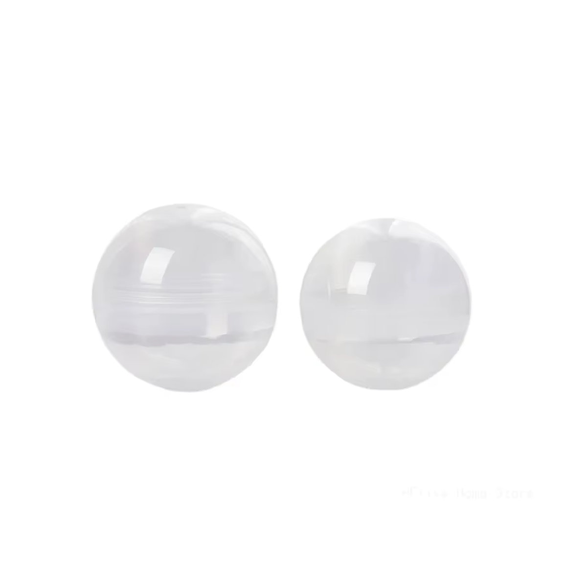 MOONBIFFY Transparente Kunststoff Kugeln als Hängeornament für Party und Dekoration, Durchmesser: 3,5 cm bis 10 cm - Bild 5