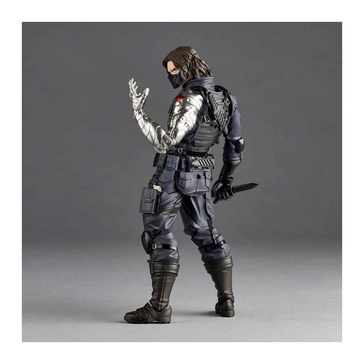 Moonlight Knight Winter Soldat Bewegliches Modell Set in Schwarz aus Kunststoff als Desktop Dekoration - Bild 1