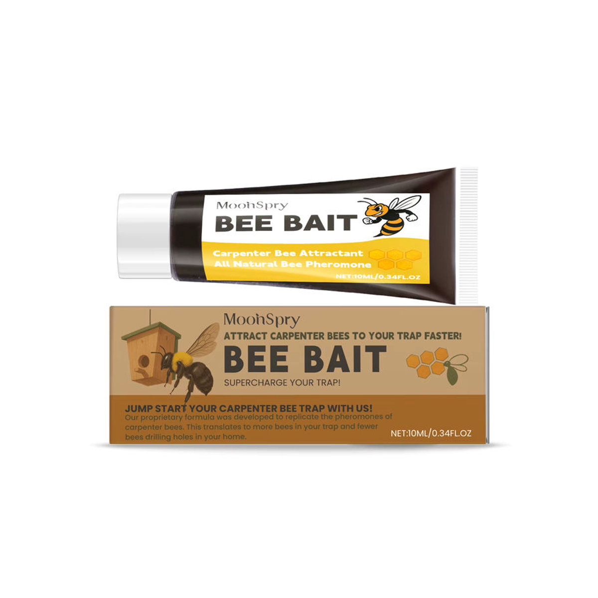 MoonSpry Bienenausstattung Mehrzweck-Wildbienenfanggerät mit natürlichem Honigduft und Bienenlockbalsam 10ml - Bild 7