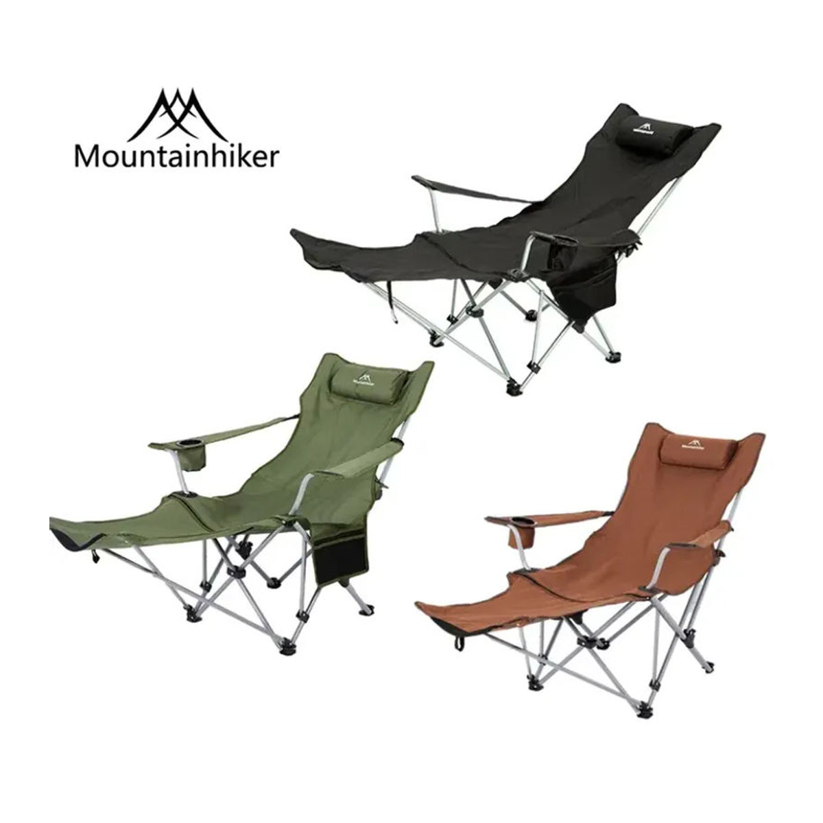 MOUNTAINHIKER Upgrade Outdoor Klapp-Liegestuhl ultraleichter Camping- und Angelstuhl mit 4-fach verstellbarer Rückenlehne - Bild 2