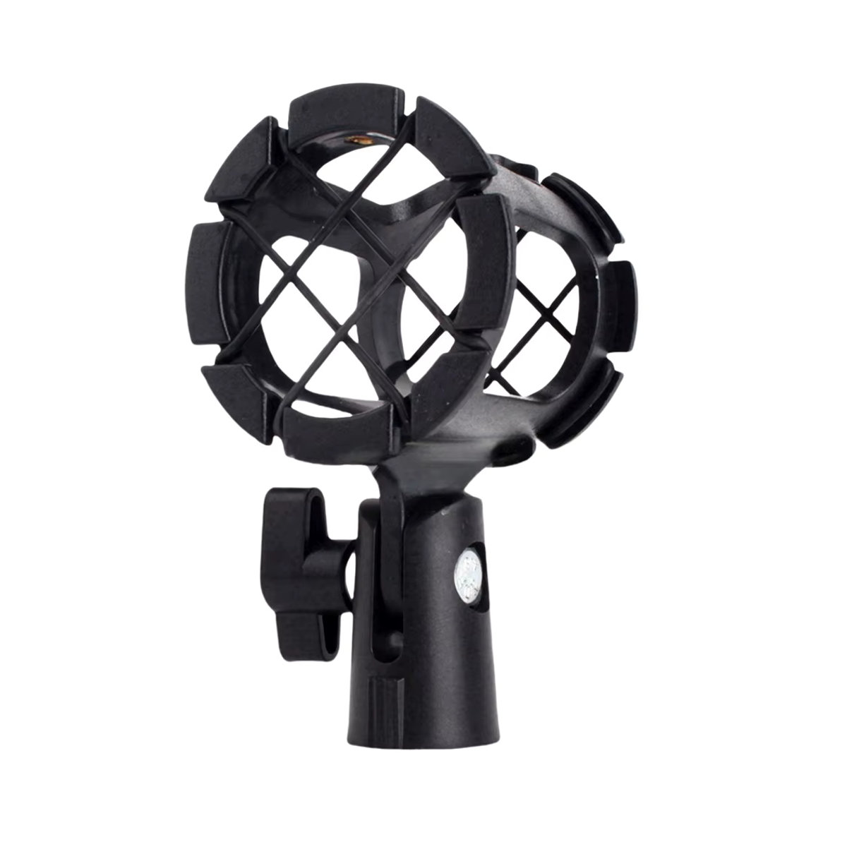 MovingMic Mikrofon Stoßdämpfer Anti-Vibrations-Halterung als universeller Ständer für Kondensatormikrofone in Schwarz - Bild 2