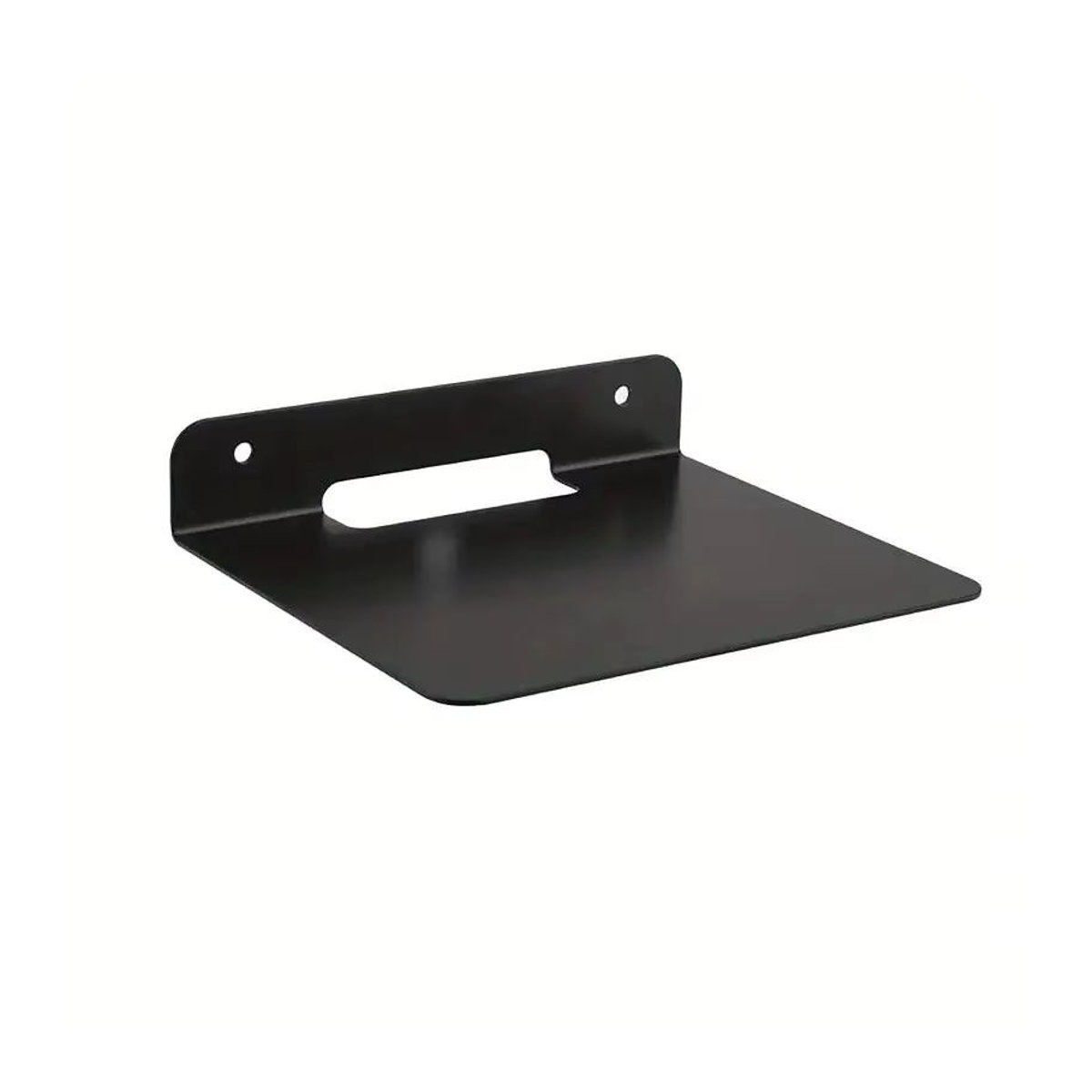 MovingMic Wandregal aus Metall in Schwarz für Lautsprecher und Router, minimalistische wandmontierte Halterung - Bild 5