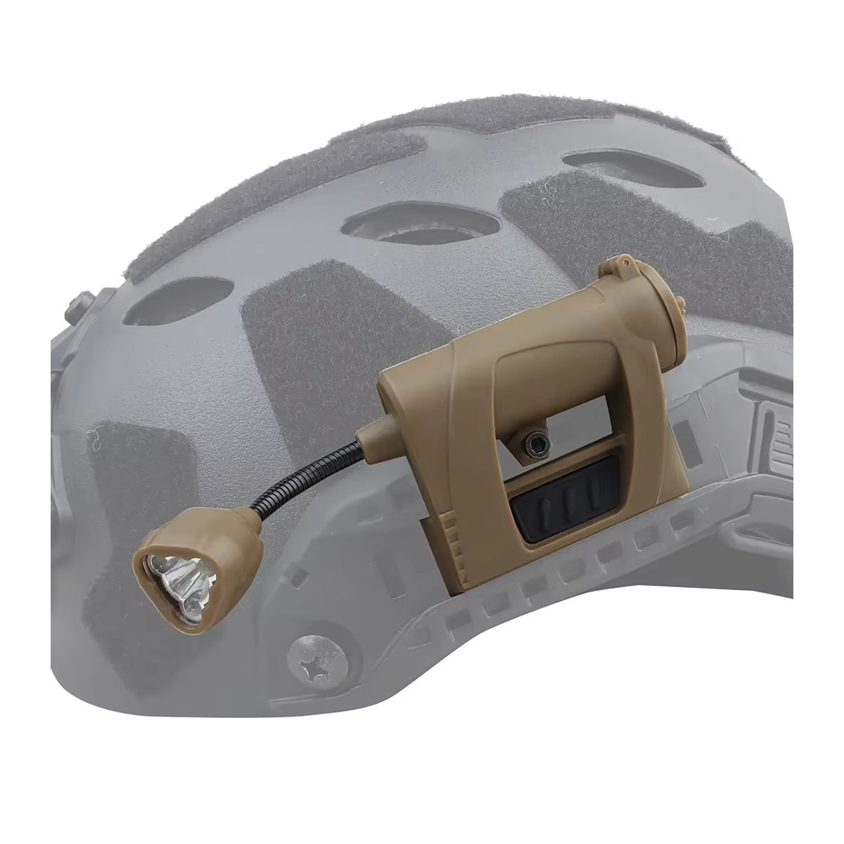 MPLS CHARGE Taktische Helmleuchte mit 3-Modus LED für Outdoor, Airsoft und Jagd - Bild 3