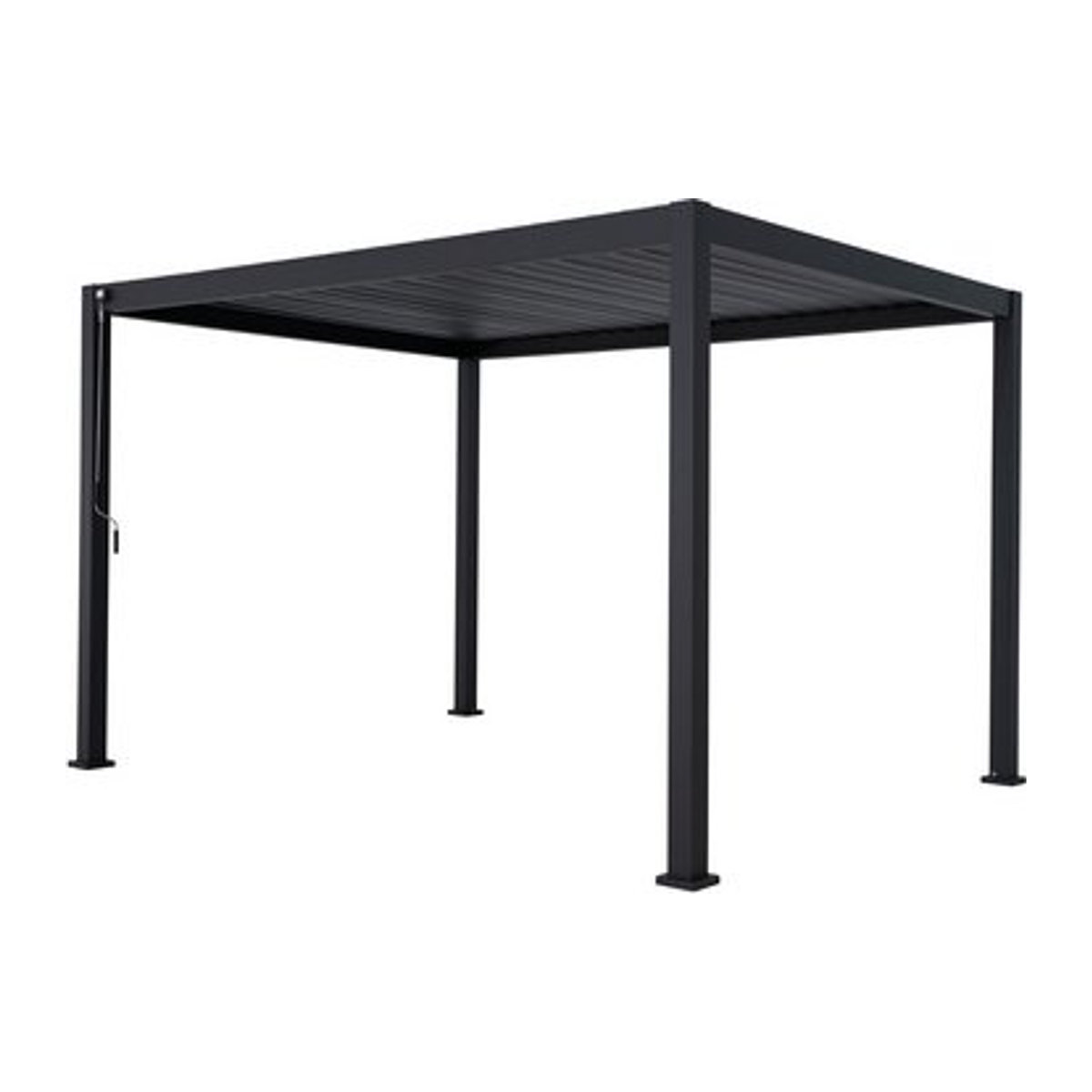 Mr. GARDENER Pergola Deluxe 111 in Anthrazit-Grau, B/T: 360 x 300 cm - Bild 1