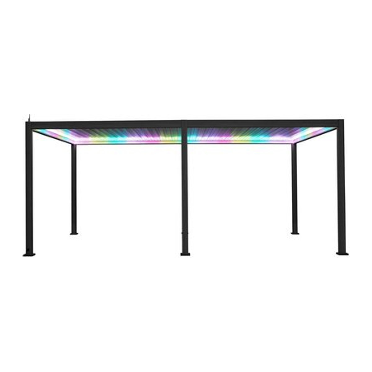 Mr. GARDENER Pergola Deluxe 111 Smart in Anthrazit-Grau, B/T: 600 x 300 cm - Bild 1