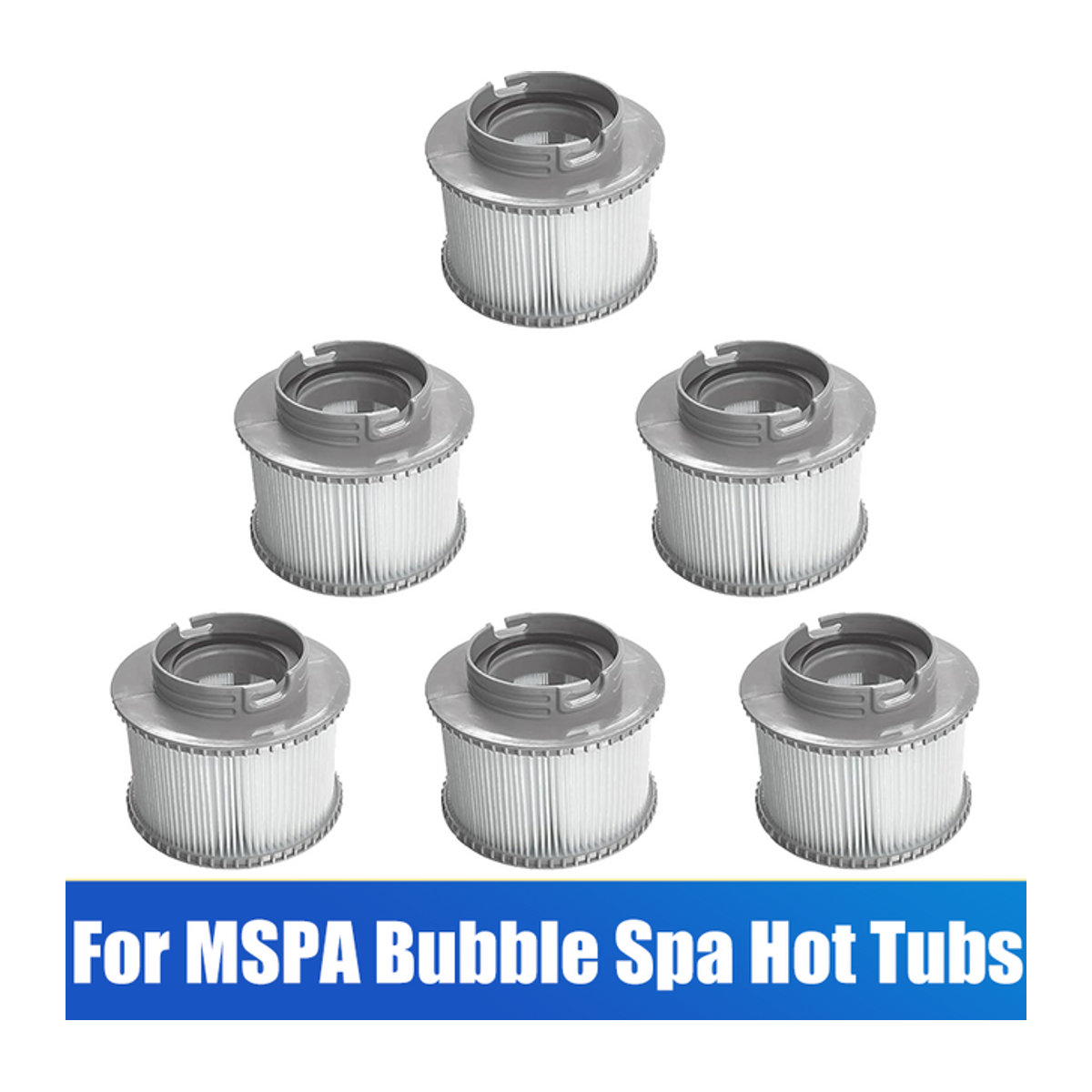 MSPA Filterkartuschen für Bubble Spa Whirlpools und Poolwasserfilter passend für alle MSPA-Serien FD2089 K808 MDP66 - Bild 1