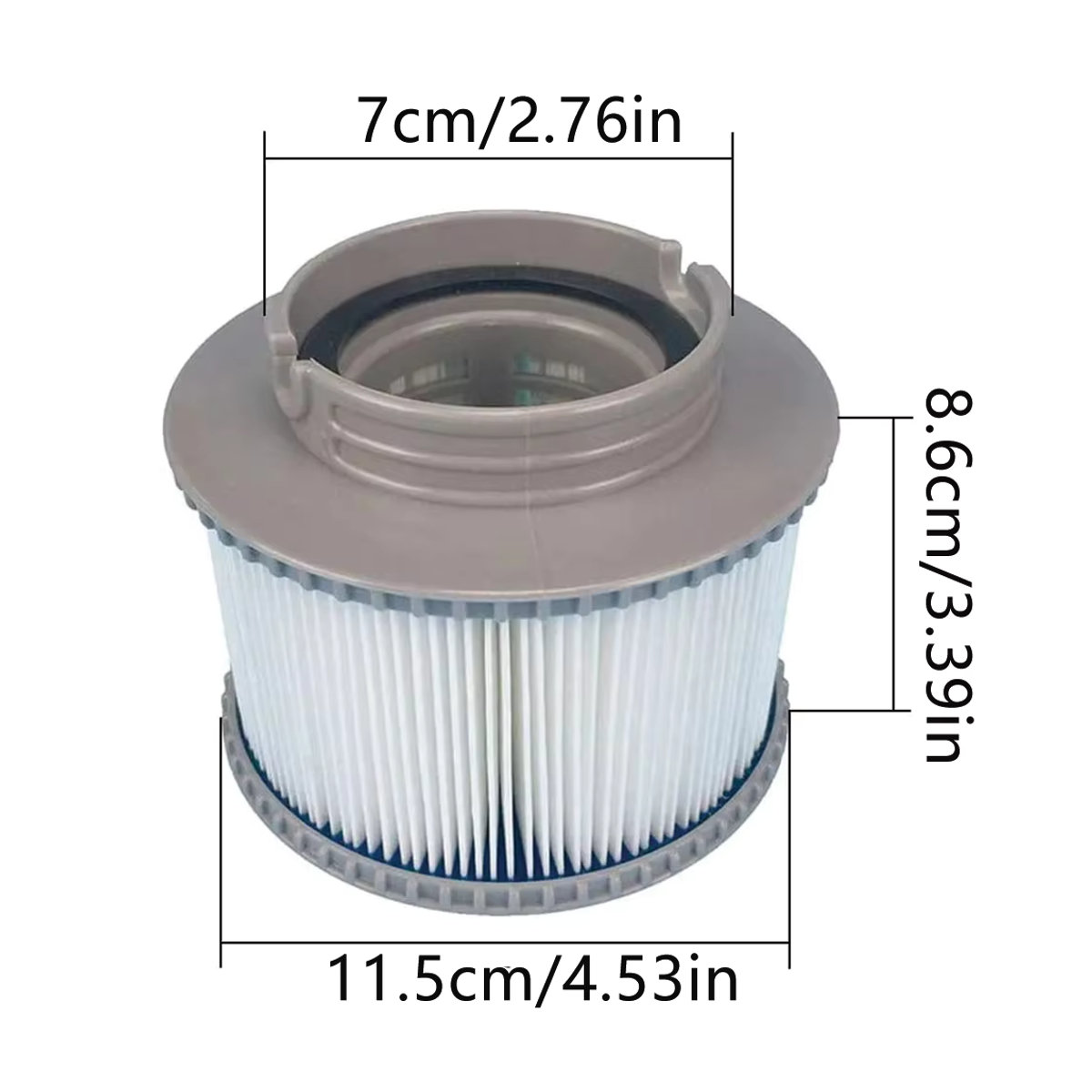 MSPA Filterkartuschen für Bubble Spa Whirlpools und Poolwasserfilter passend für alle MSPA-Serien FD2089 K808 MDP66 - Bild 2