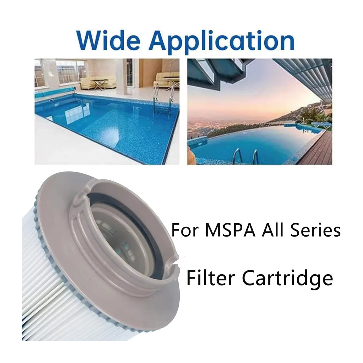 MSPA Filterkartuschen für Bubble Spa Whirlpools und Poolwasserfilter passend für alle MSPA-Serien FD2089 K808 MDP66 - Bild 4