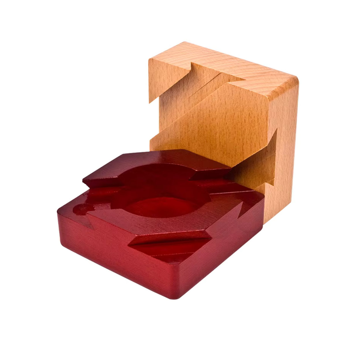 Muddy Puddles Holzpuzzle-Box mit LuBan-Schloss und Geheimfach für Geld oder Schmuck, mehrfarbig - Bild 3