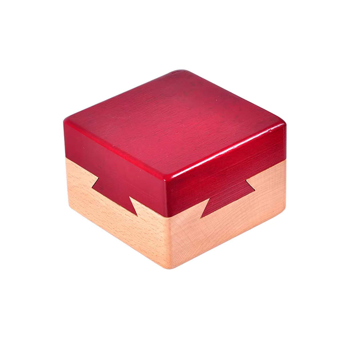 Muddy Puddles Holzpuzzle-Box mit LuBan-Schloss und Geheimfach für Geld oder Schmuck, mehrfarbig - Bild 4