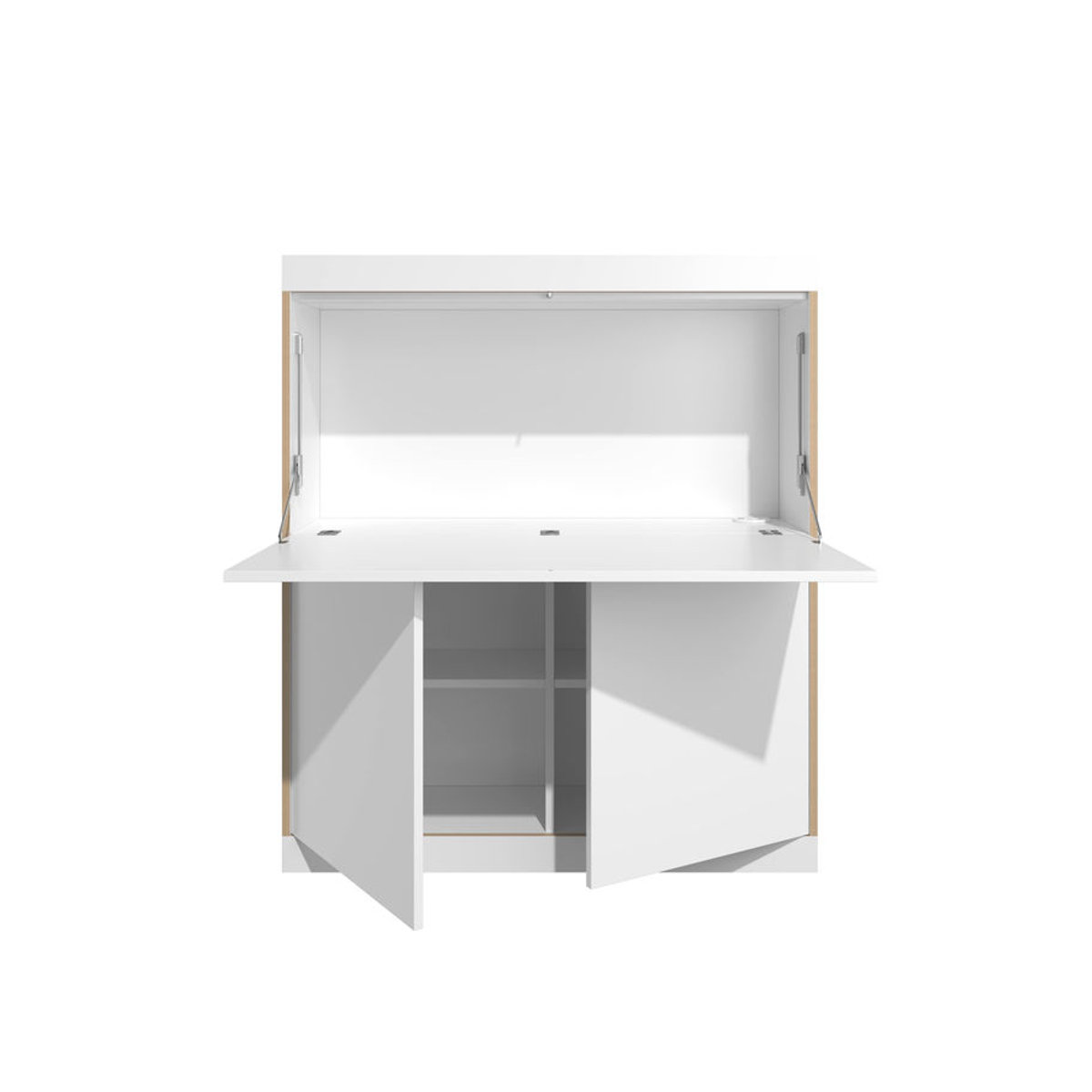 Müller Möbelwerkstätten Flai Home Office Sekretär Modern Minimalistisch Weiß - Bild 1