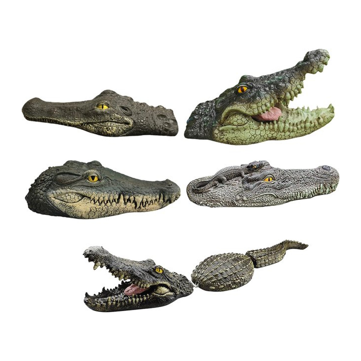 Multi Style Alligator Floating Decoy Grünes Gartenzubehör für Outdoor-Pool und Dekoration - Bild 1