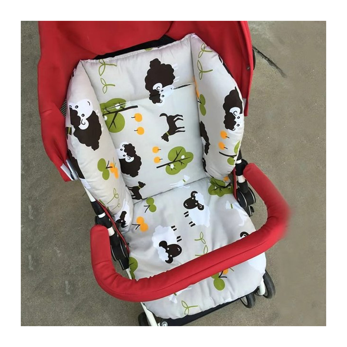 Multifunktionales Baby Esszimmerstuhl Kissen mit Cartoon-Print in Mehrfarbig - Bild 1