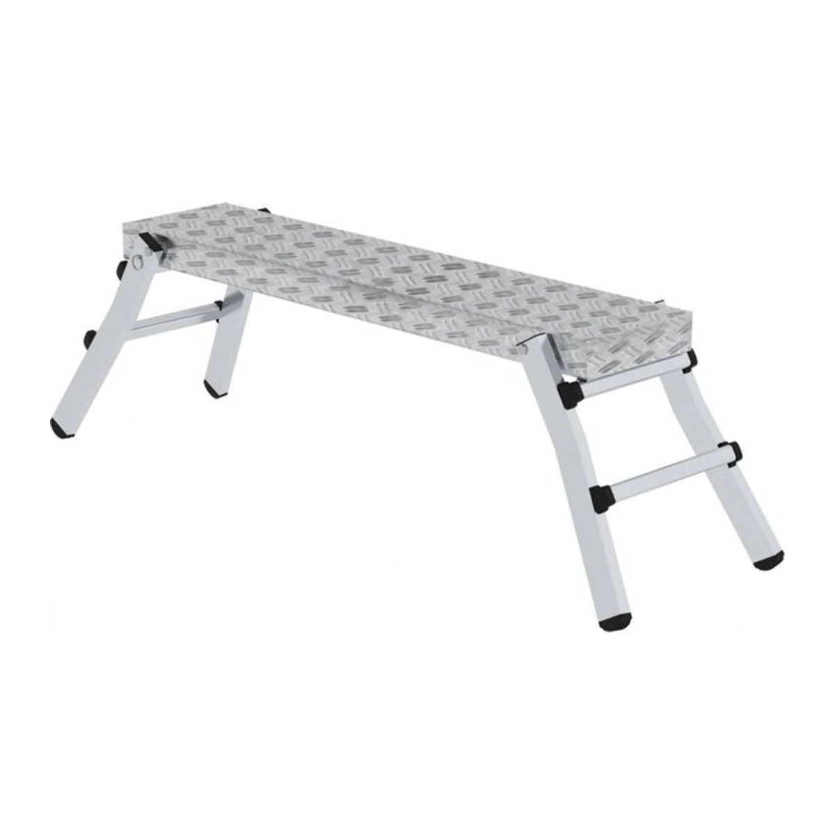 MUNK Aluminium Arbeitsplattform klappbar Silber B/T/H: 130 x 28,5 x 50 cm - Bild 2