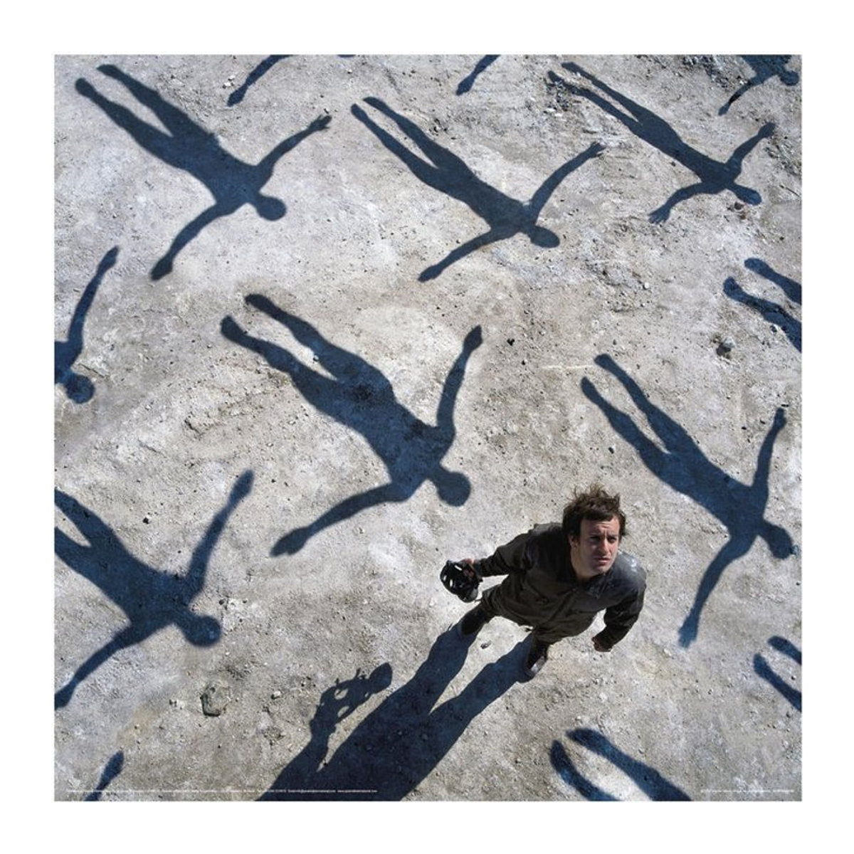 Muse Absolution Druck auf Papier in Schwarz und Mehrfarbig, quadratisch, 30,5 x 30,5 cm - Bild 1