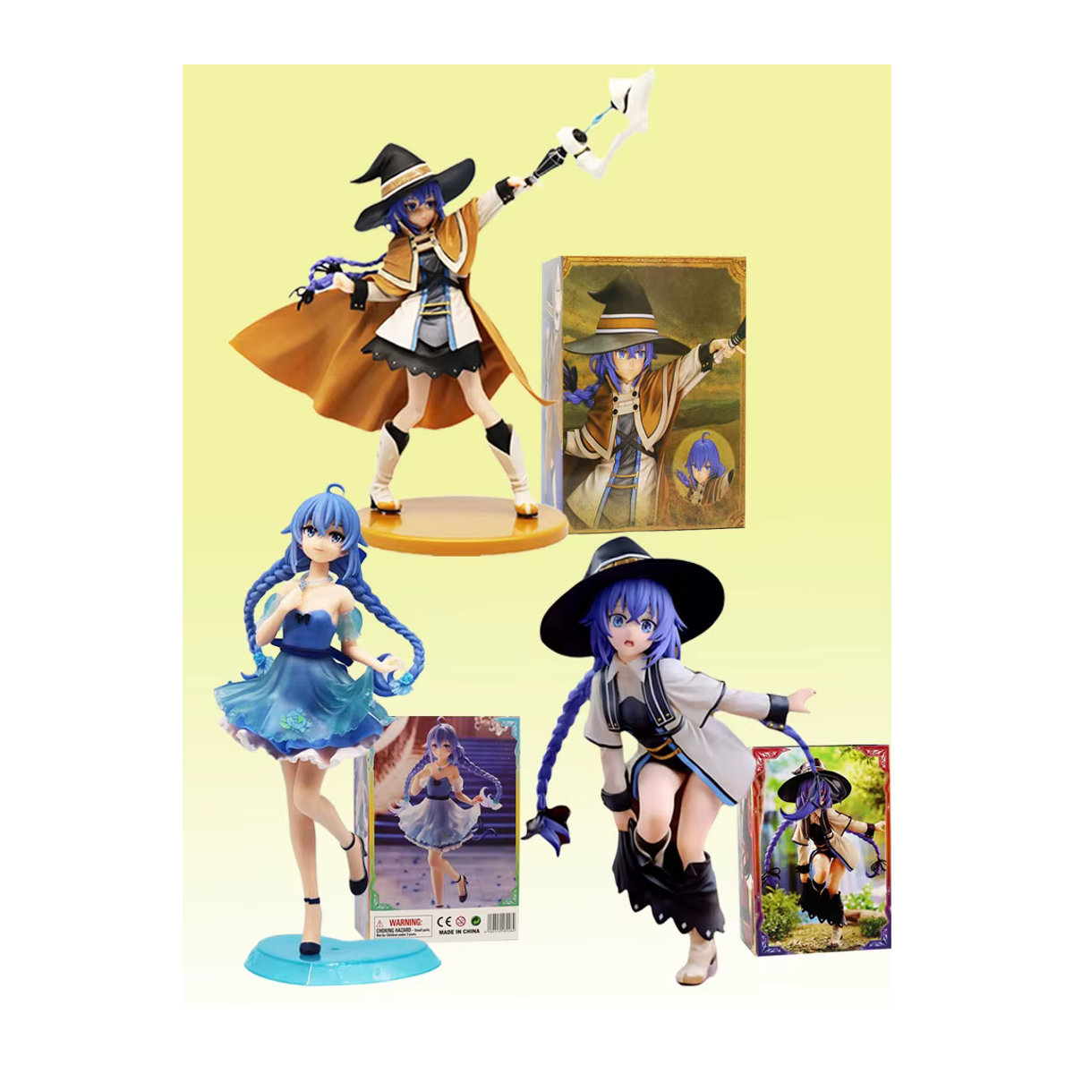 Mushoku Tensei: Jobless Reincarnation Roxy Magical Girl Actionfigur aus Kunststoff, mehrfarbiges Sammlerstück für Erwachsene - Bild 3