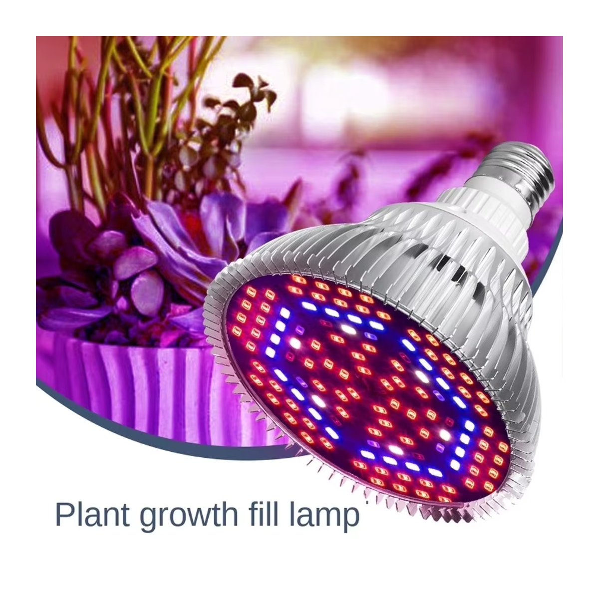 Muunnn LED Phyto Grow Light Vollspektrum Pflanzenlampe mit E27 Fassung für Gewächshaus und Hydroponik - Bild 3