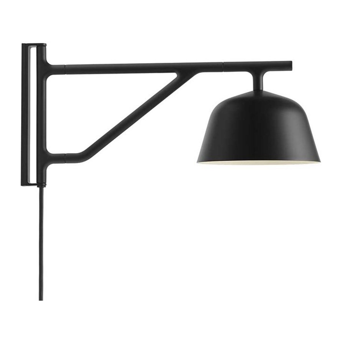 Muuto Ambit Wandleuchte in Schwarz aus Aluminium im skandinavischen Design mit GX53 Fassung - Bild 1