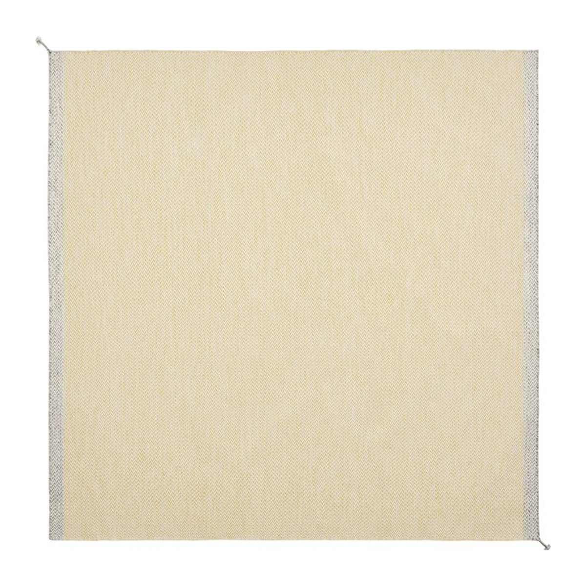 Muuto Ply Teppich gewebt in Gelb und Beige - Bild 1
