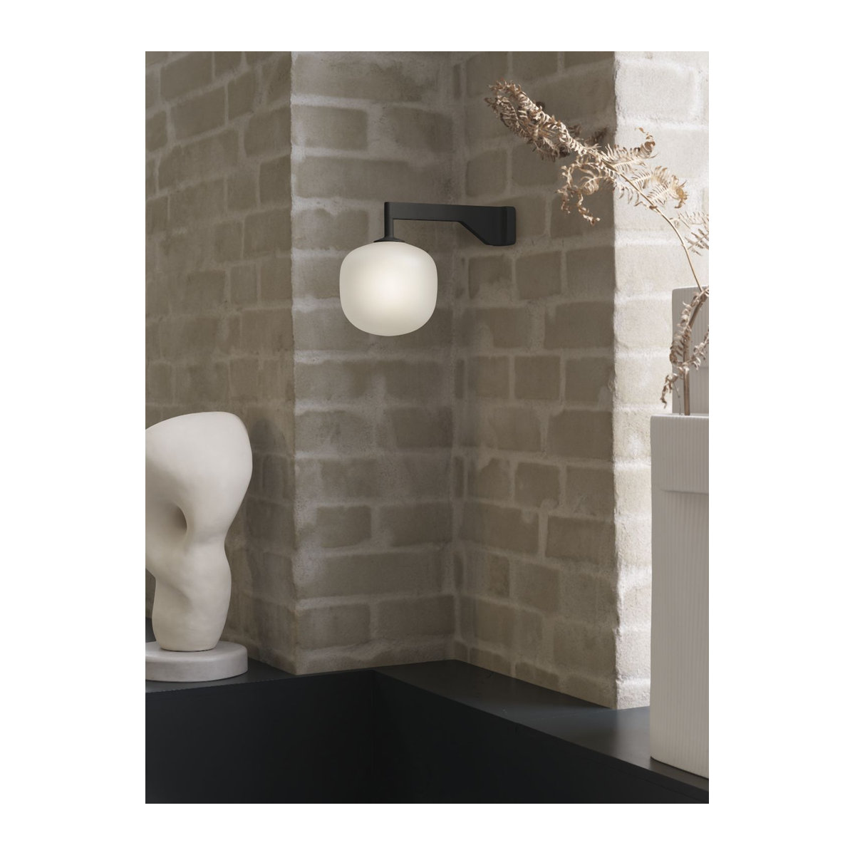 Muuto Rime Wandleuchte LED Schwarz/Weiß - Bild 2