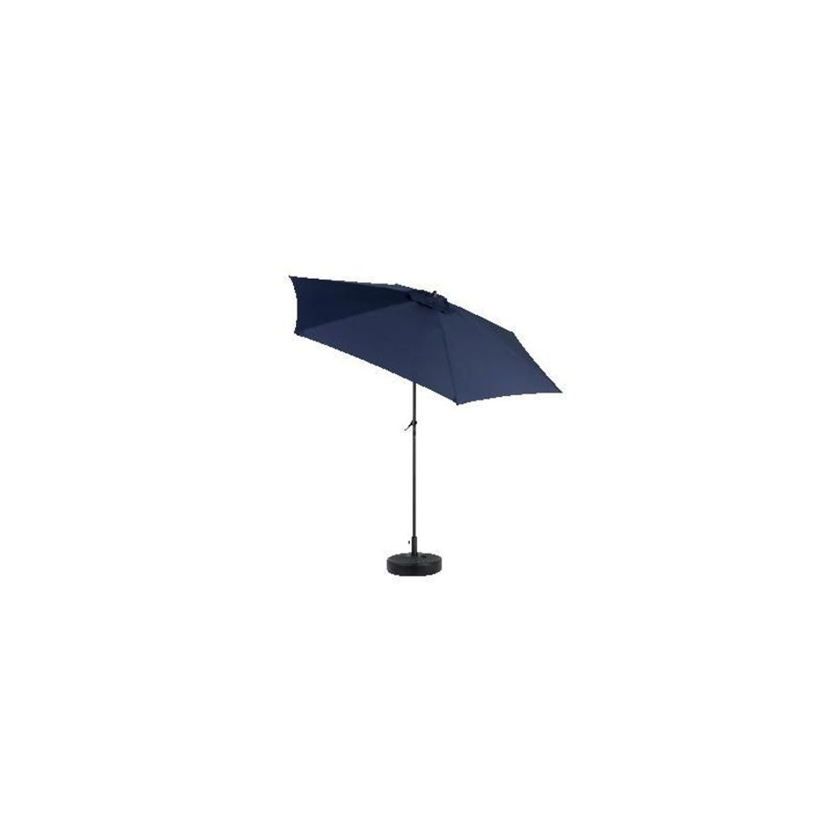 MUVOE Doppelseitiger rechteckiger Ampelschirm in Marineblau mit Kurbel, 2,7 m Durchmesser - Bild 1
