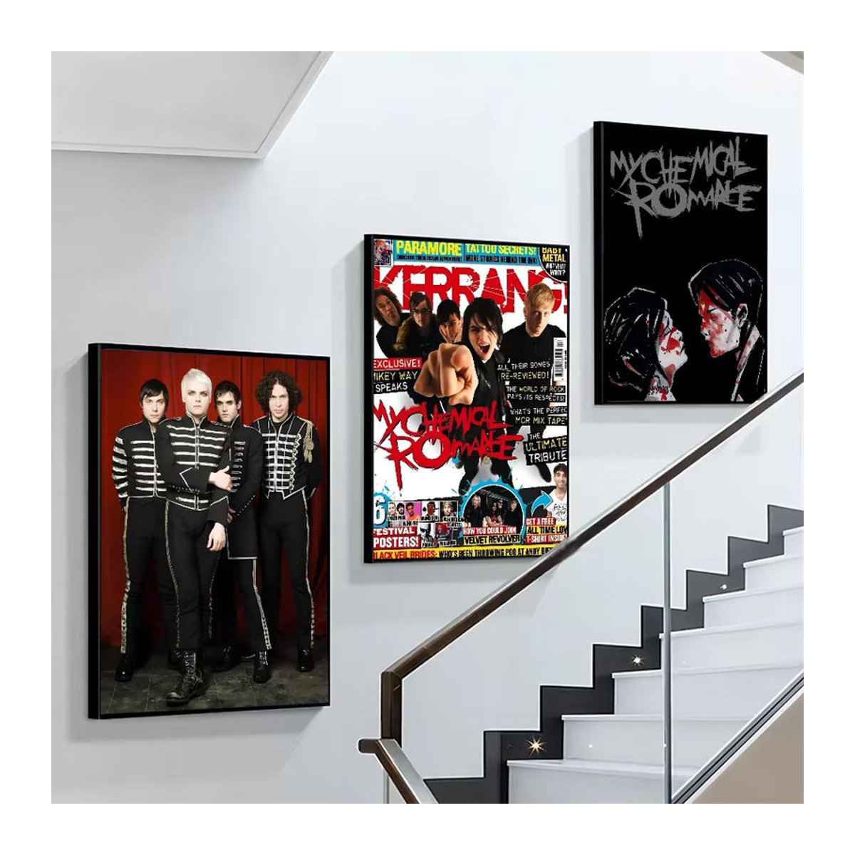 My Chemical Romance Rock Band Poster als mehrfarbiger Papierdruck für deine Wanddekoration - Bild 3